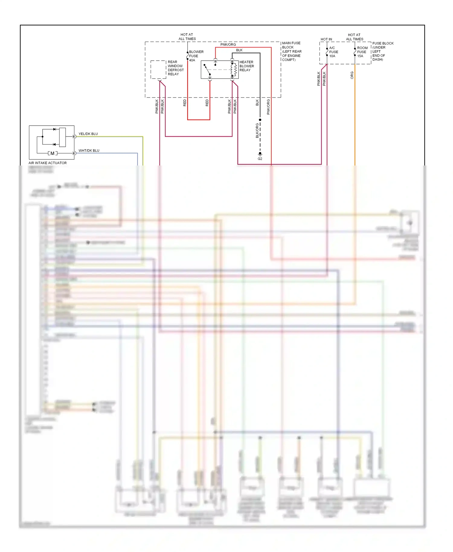 Mazda CX-7 I facelift (2009-2012) cold wiring diagram  (1 of 1)