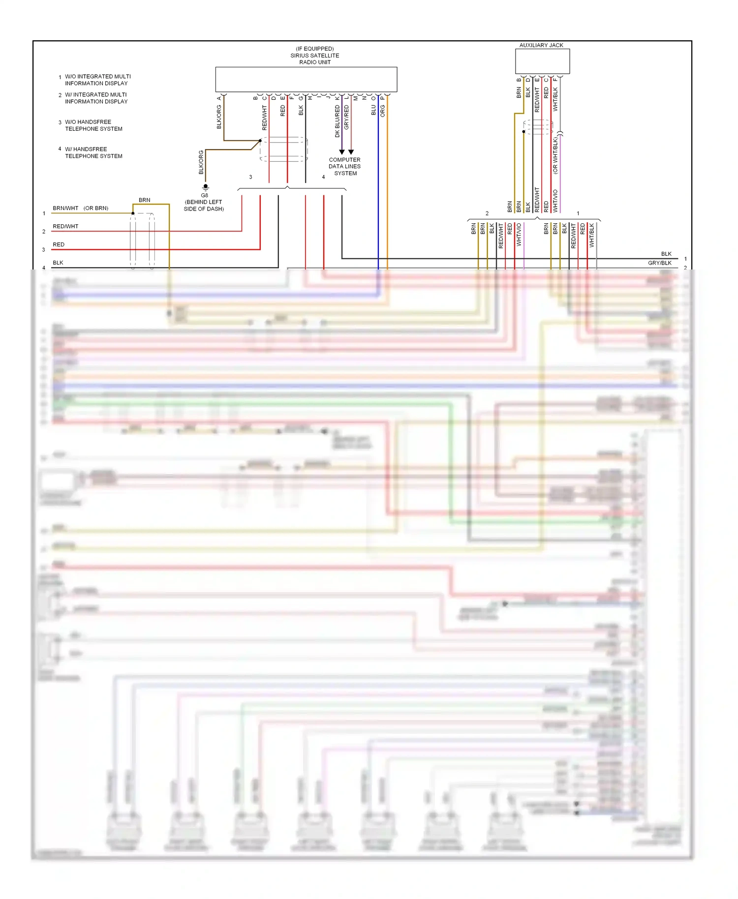 Mazda CX-7 I facelift (2009-2012) computer data lines system wiring diagram  (16 of 34)