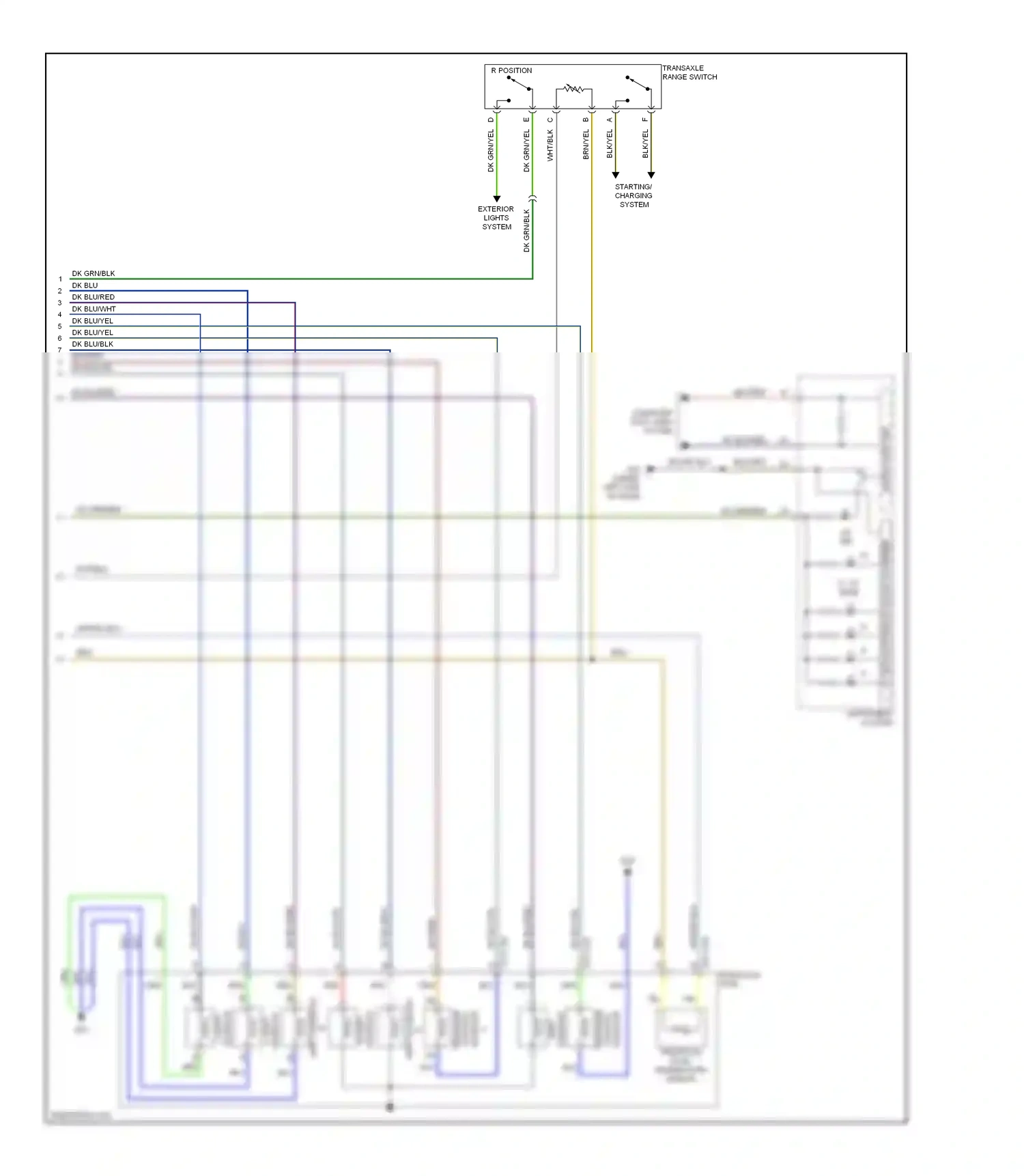 Mazda CX-7 I facelift (2009-2012) computer data lines system wiring diagram  (32 of 34)