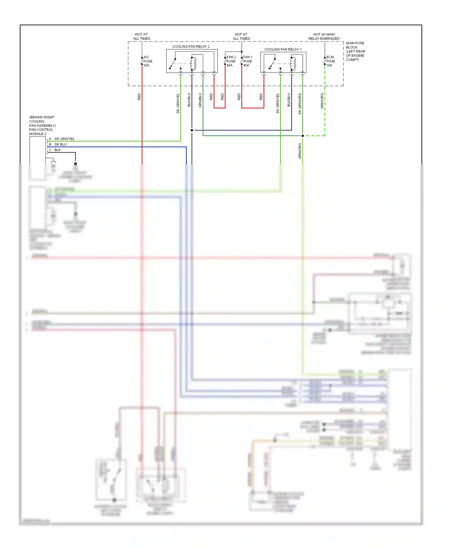 Mazda CX-7 I facelift (2009-2012) computer data lines system wiring diagram  (3 of 34)