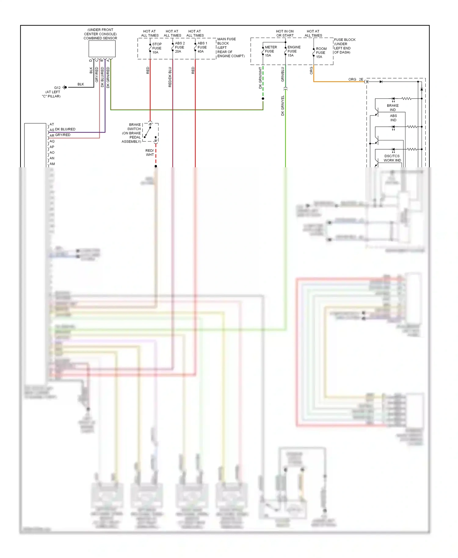 Mazda CX-7 I facelift (2009-2012) micro - wiring diagram  (1 of 1)