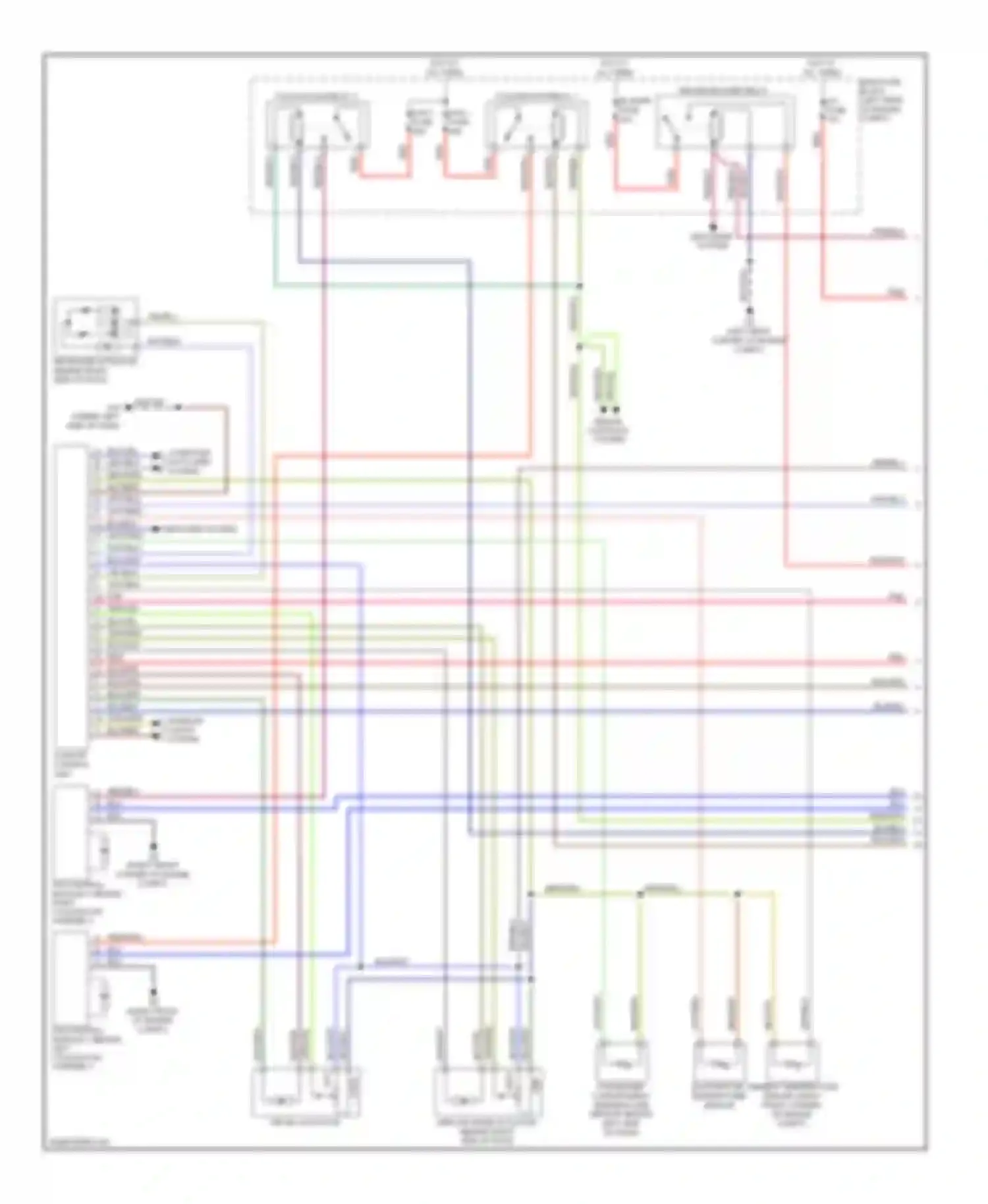 CX-7 Mazda I (2006-2009): Automatic a/c circuit (1 of 2)