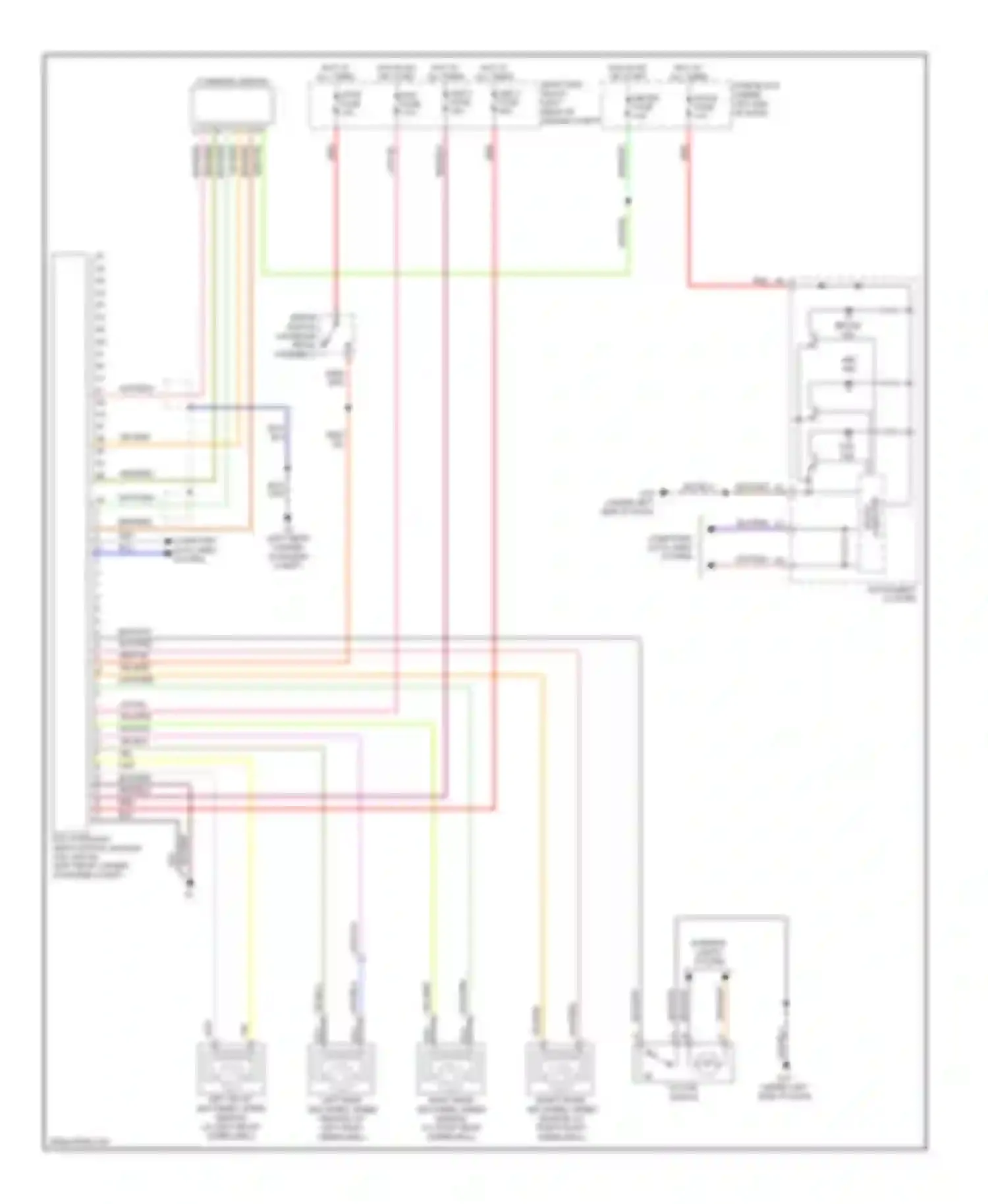 CX-7 Mazda I (2006-2009): Anti-lock brakes circuit
