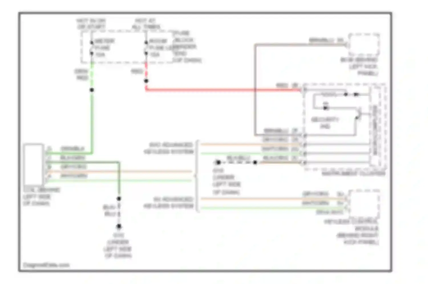 CX-7 Mazda I (2006-2009): Immobilizer circuit