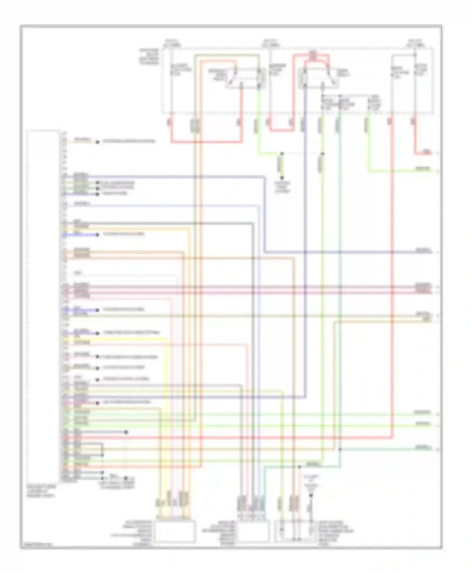 CX-7 Mazda I (2006-2009): Wiring diagram engine performance 2.3l turbo (1 of 4)