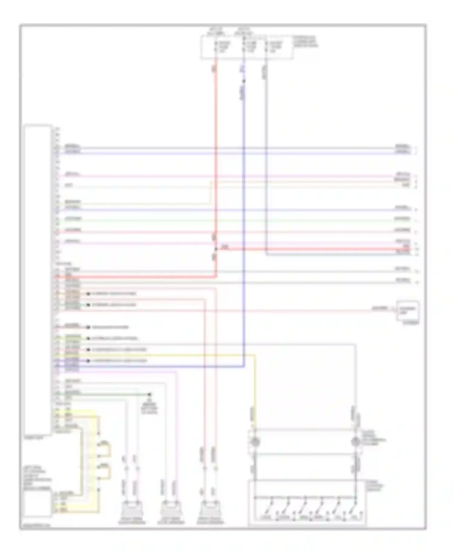 CX-7 Mazda I (2006-2009): Navigation circuit, with base (1 of 2)