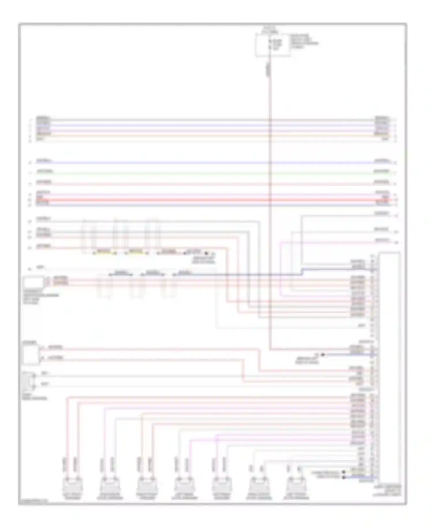 CX-7 Mazda I (2006-2009): Navigation circuit, with bose (2 of 3)
