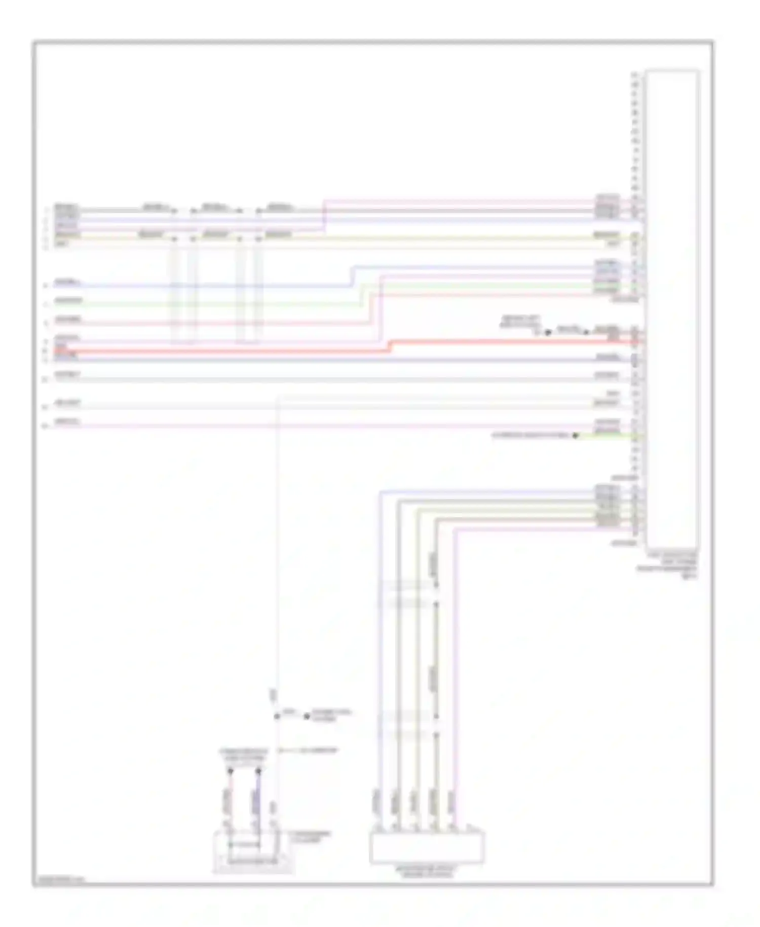 CX-7 Mazda I (2006-2009): Navigation circuit, with bose (3 of 3)