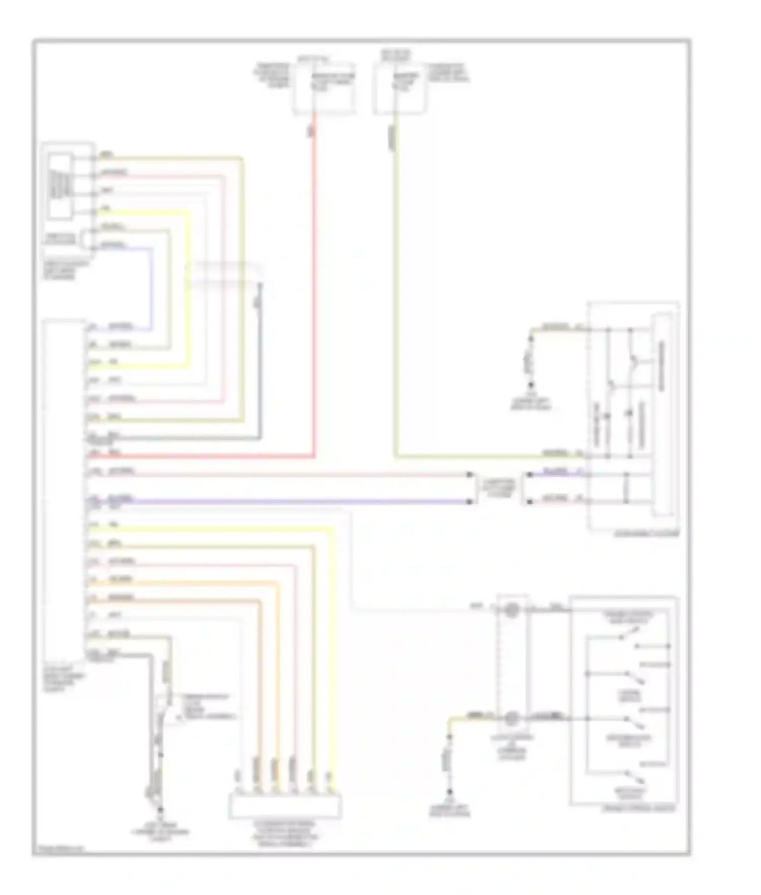 Wiring diagram 3 0922-202 for Mazda CX-7 I (2006-2009) (1 of 1)