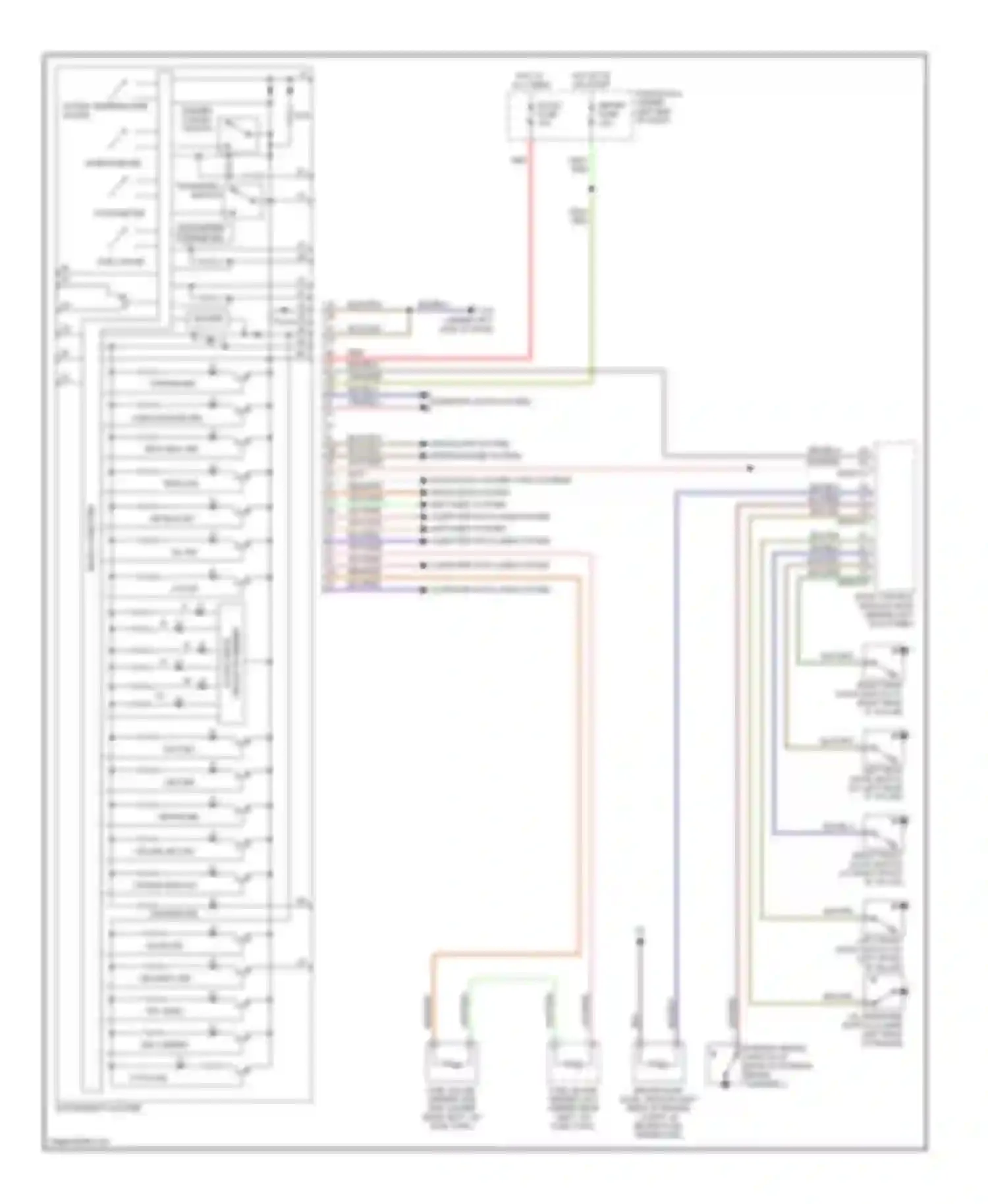 Wiring diagram a/t ind drive circuit w/ dimmer for Mazda CX-7 I (2006-2009) (1 of 1)