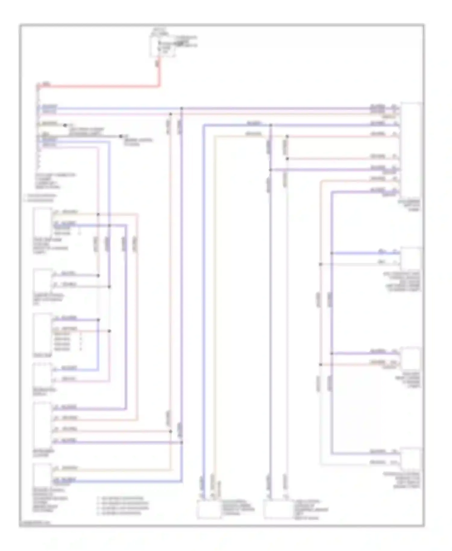 Wiring diagram blk/org for Mazda CX-7 I (2006-2009) (5 of 32)