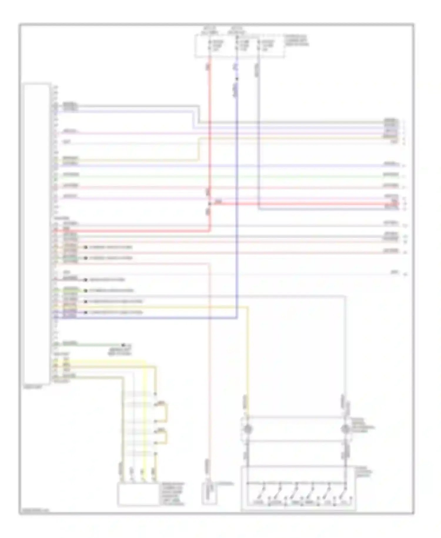 Wiring diagram blu/blk for Mazda CX-7 I (2006-2009) (6 of 15)