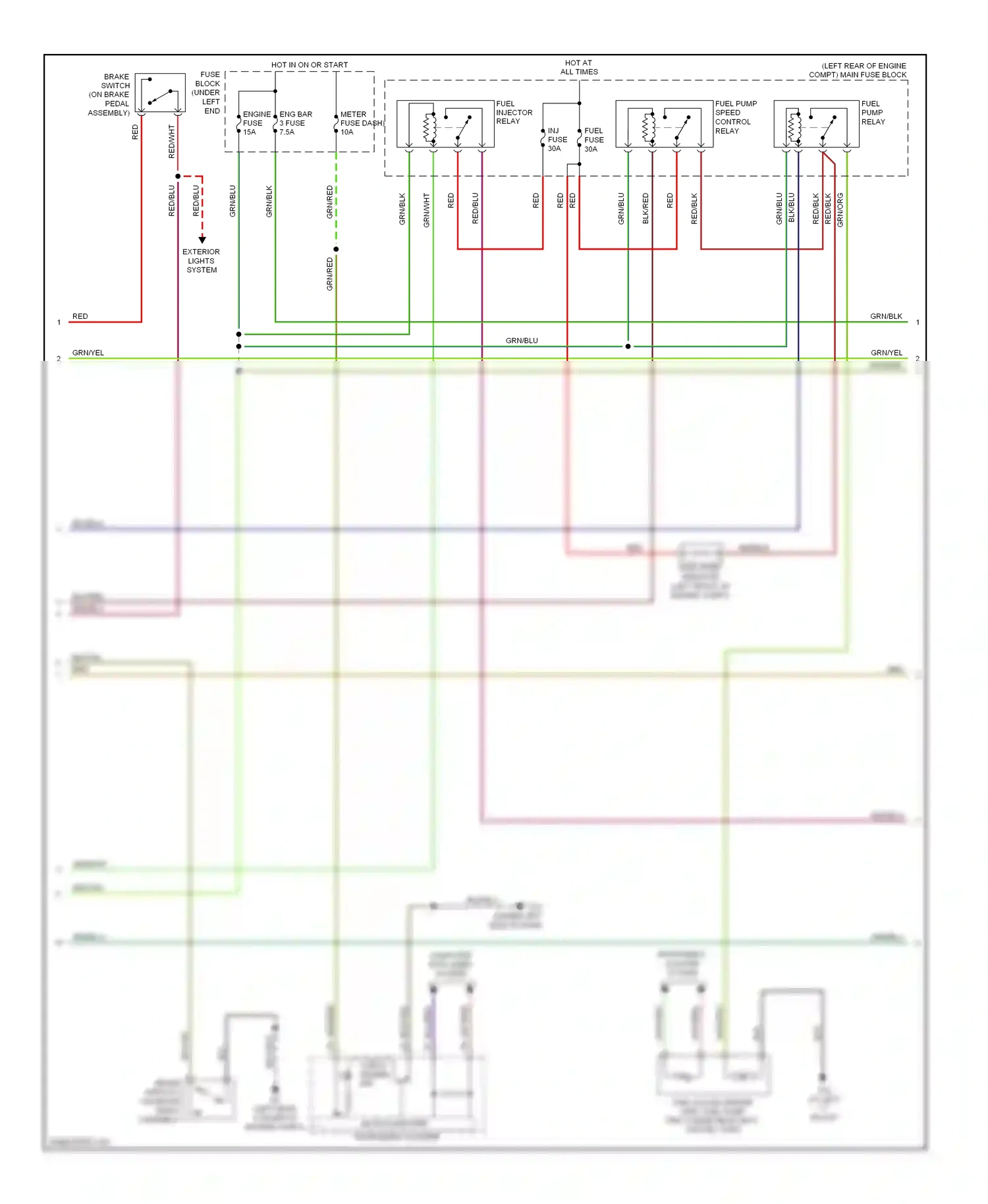 Mazda CX-7 I (2006-2009) computer data lines system wiring diagram  (10 of 26)