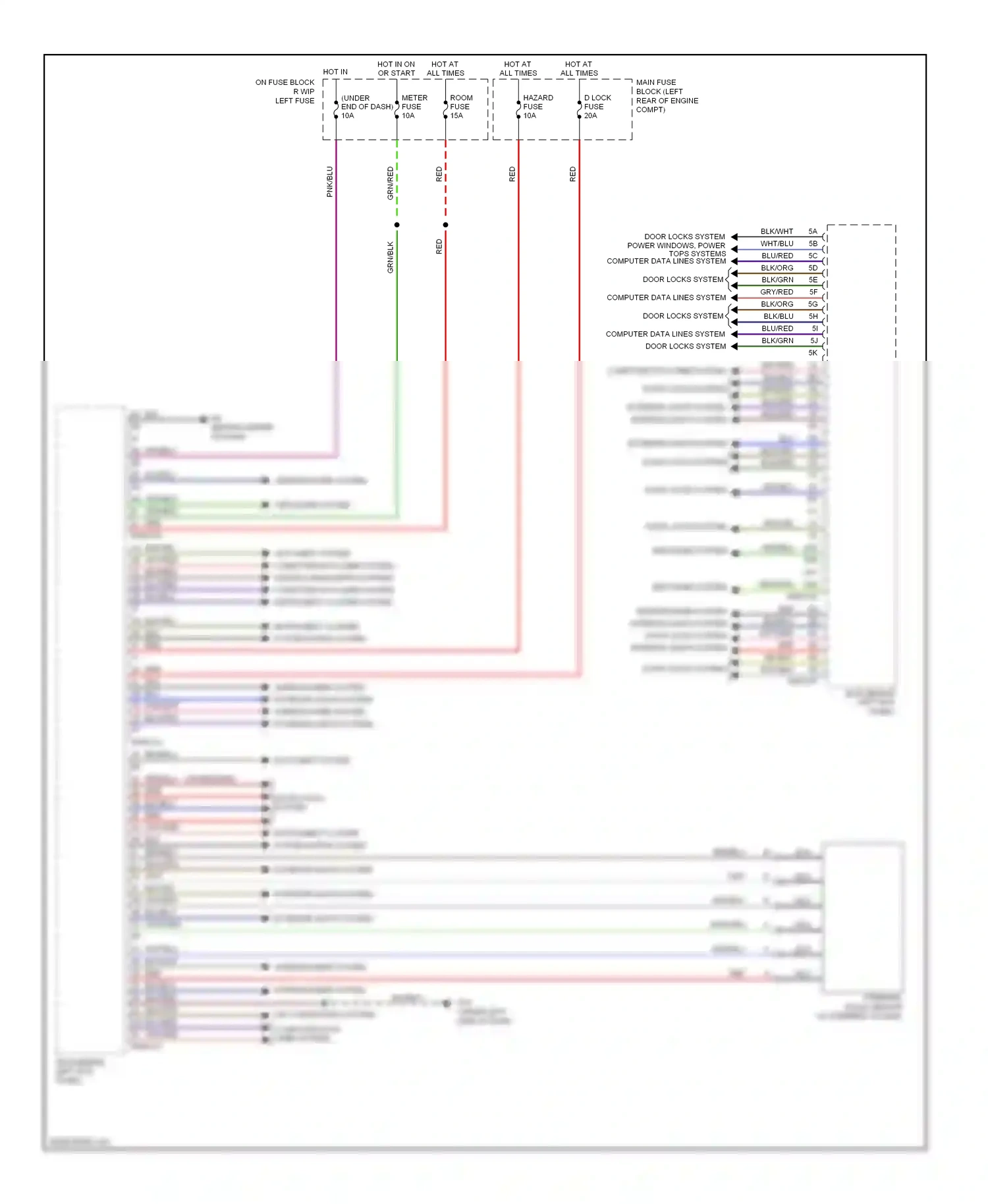 Mazda CX-7 I (2006-2009) computer data lines system wiring diagram  (3 of 26)