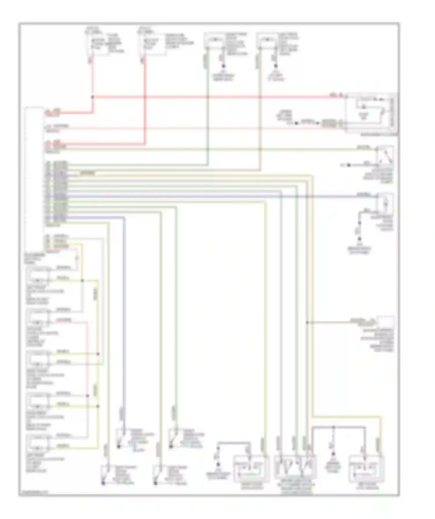 Wiring diagram d lock fuse for Mazda CX-7 I (2006-2009) (2 of 4)