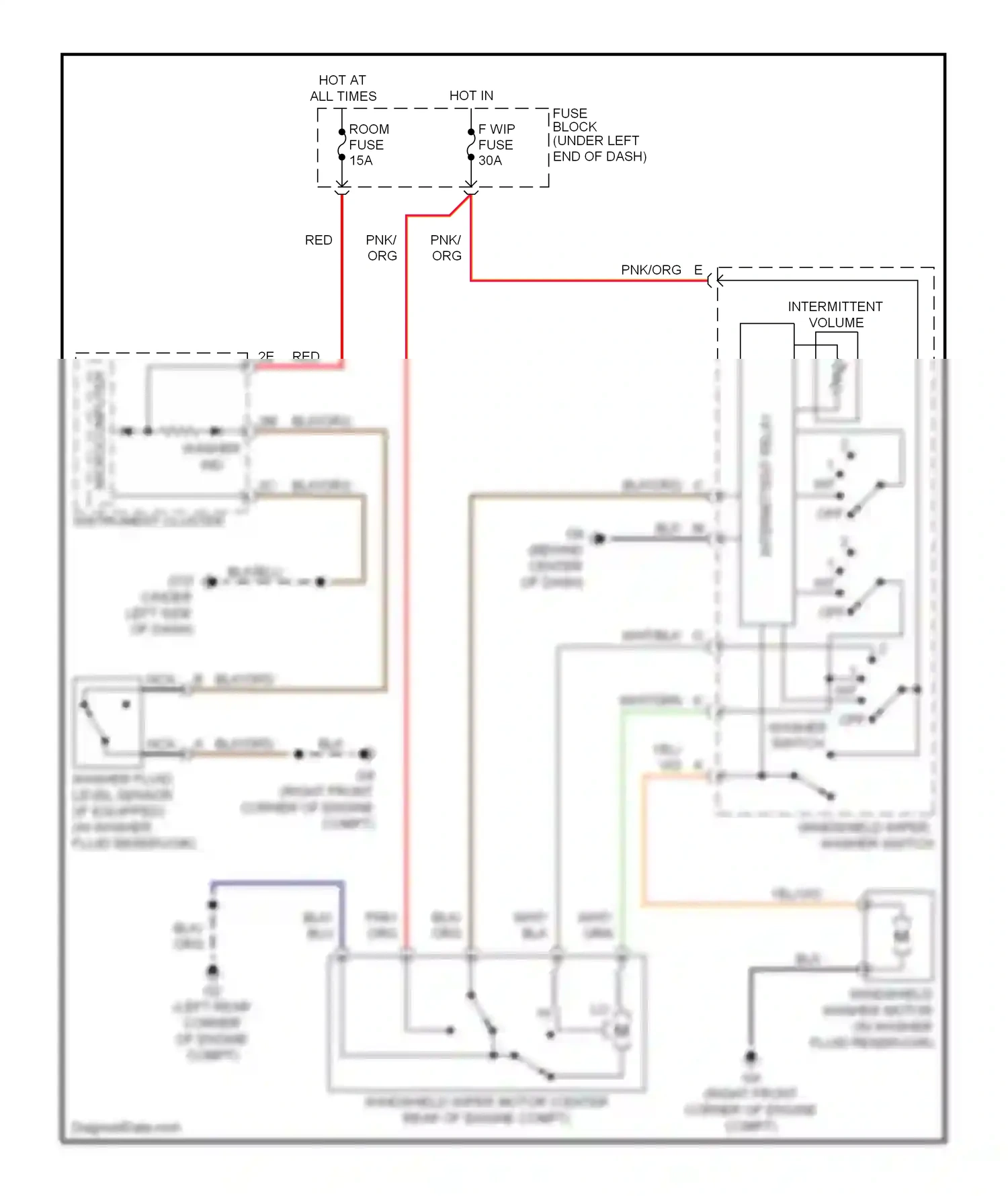 Mazda CX-7 I (2006-2009) microcomputer wiring diagram  (13 of 17)