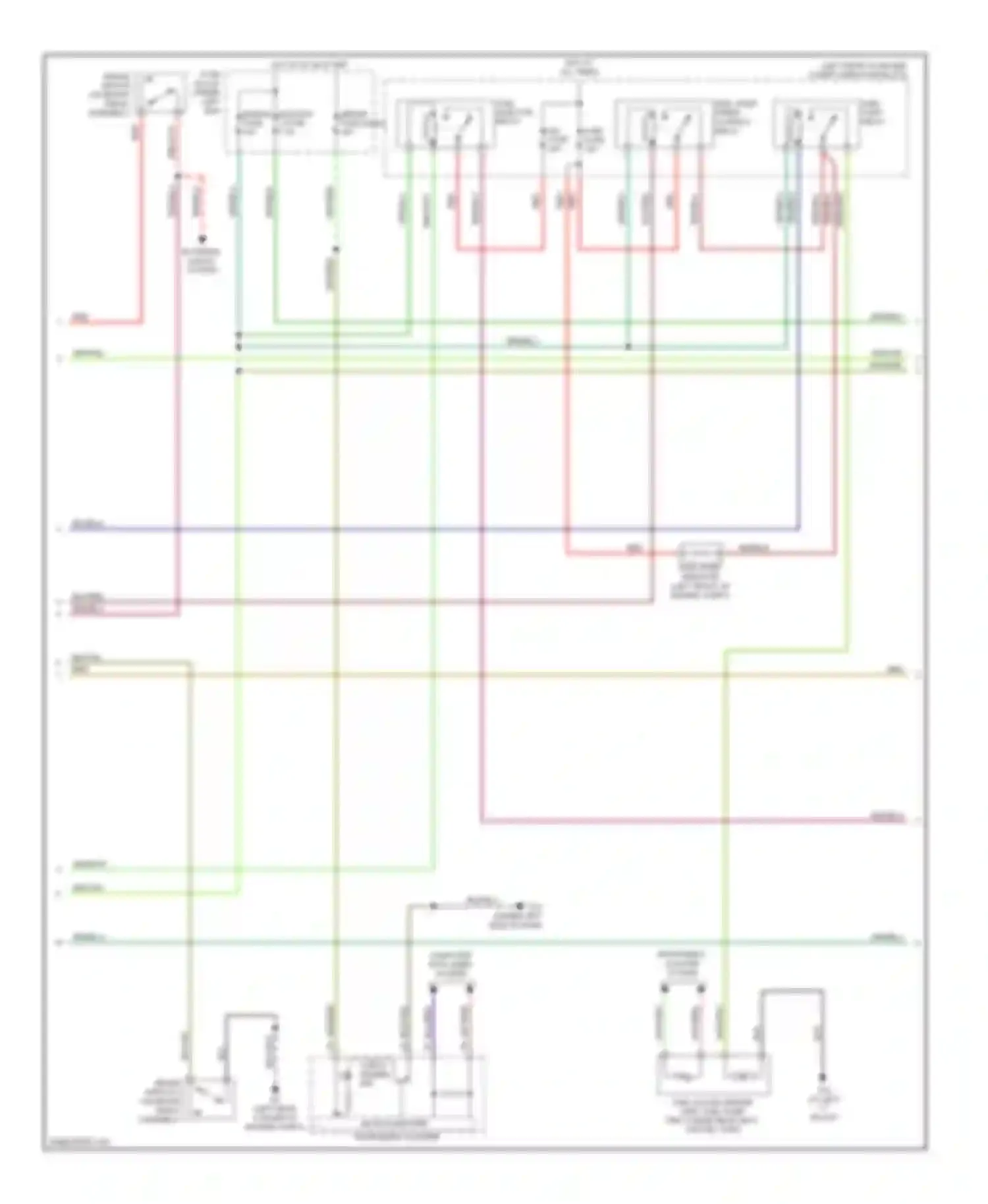 Wiring diagram red/blk for Mazda CX-7 I (2006-2009) (6 of 6)