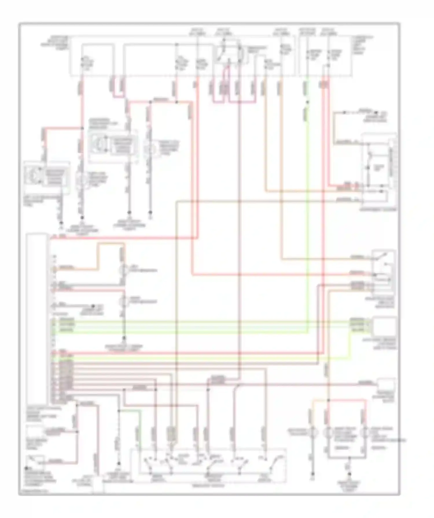 Wiring diagram tns head off auto for Mazda CX-7 I (2006-2009) (1 of 2)