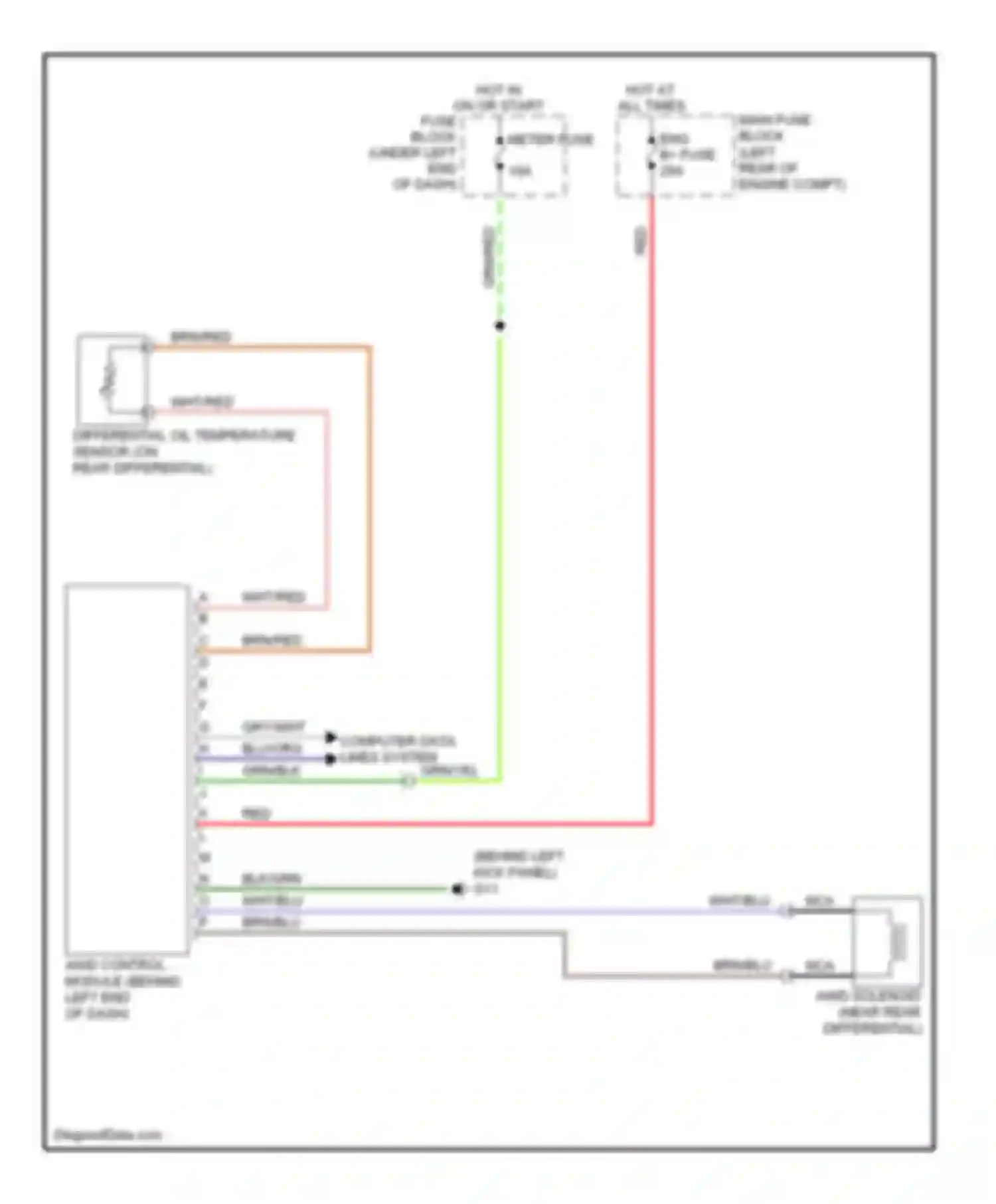 Wiring diagram wht/blu for Mazda CX-7 I (2006-2009) (21 of 23)