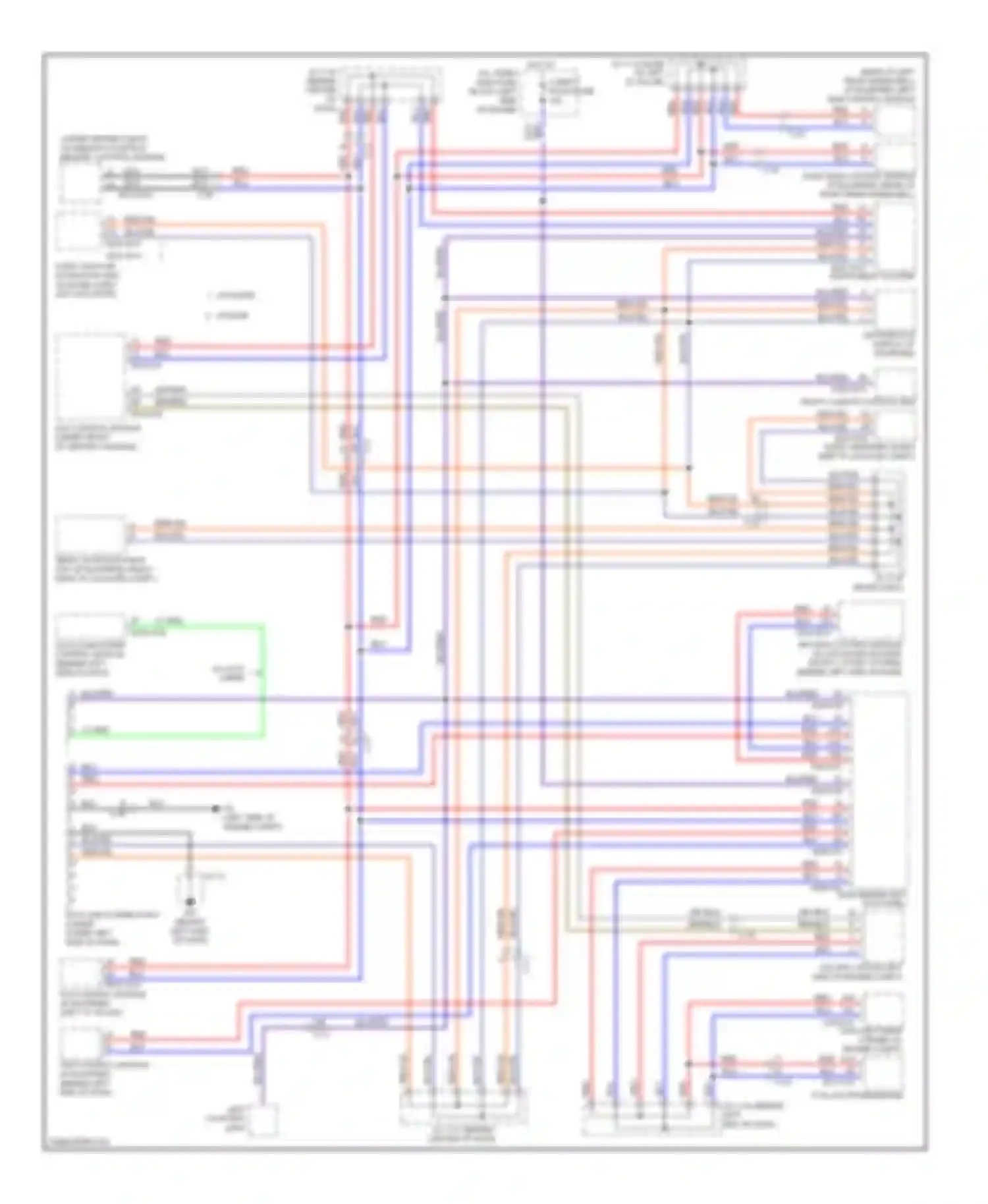 CX-9 Mazda I facelift (2012-2016): Computer data lines circuit
