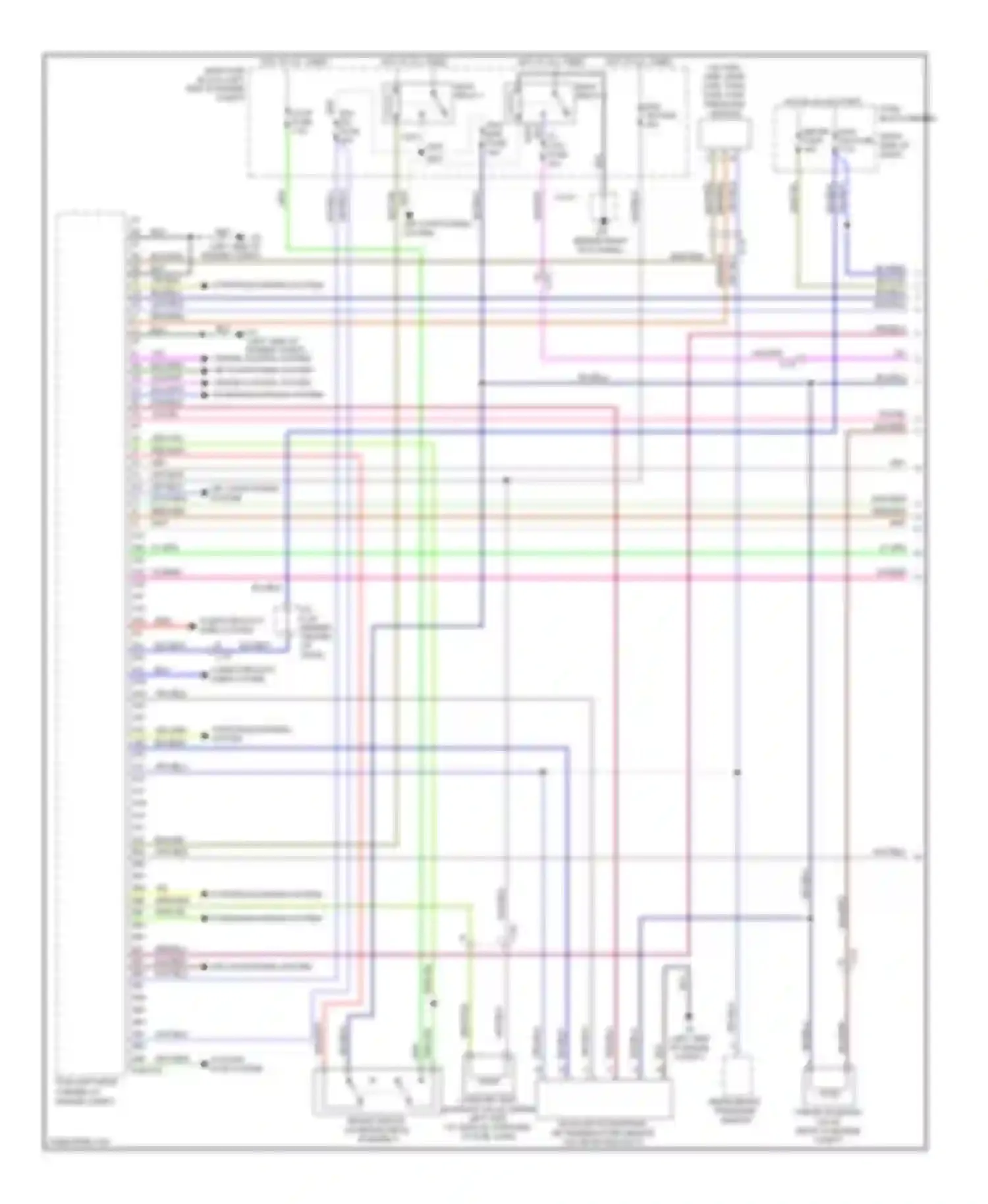 CX-9 Mazda I facelift (2012-2016): Wiring diagram engine performance 3.7l (1 of 4)