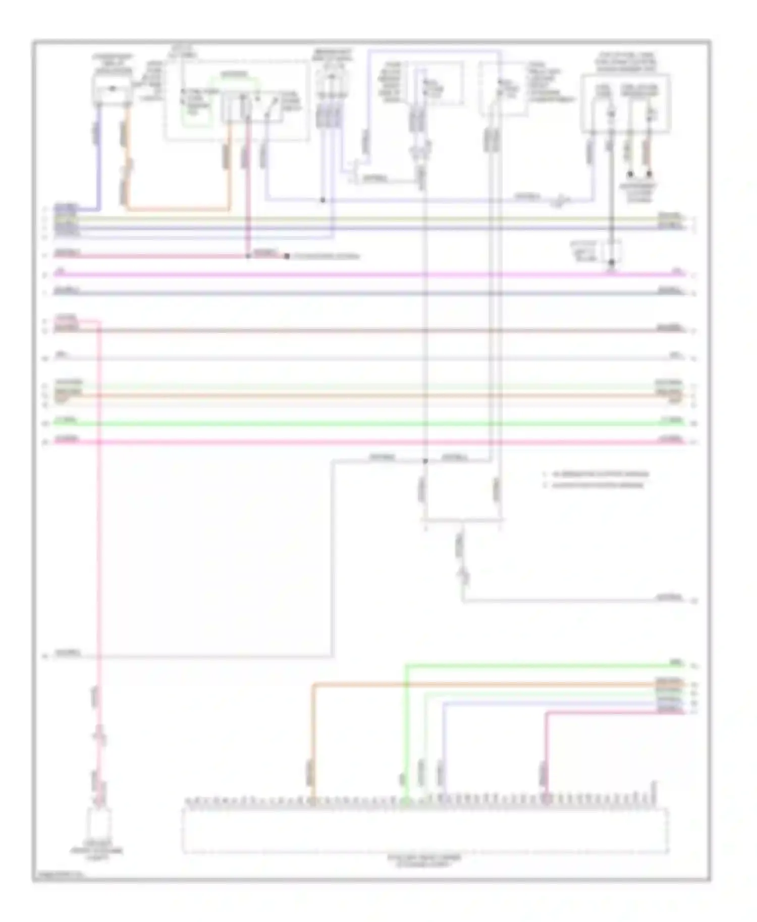 CX-9 Mazda I facelift (2012-2016): Wiring diagram engine performance 3.7l (2 of 4)