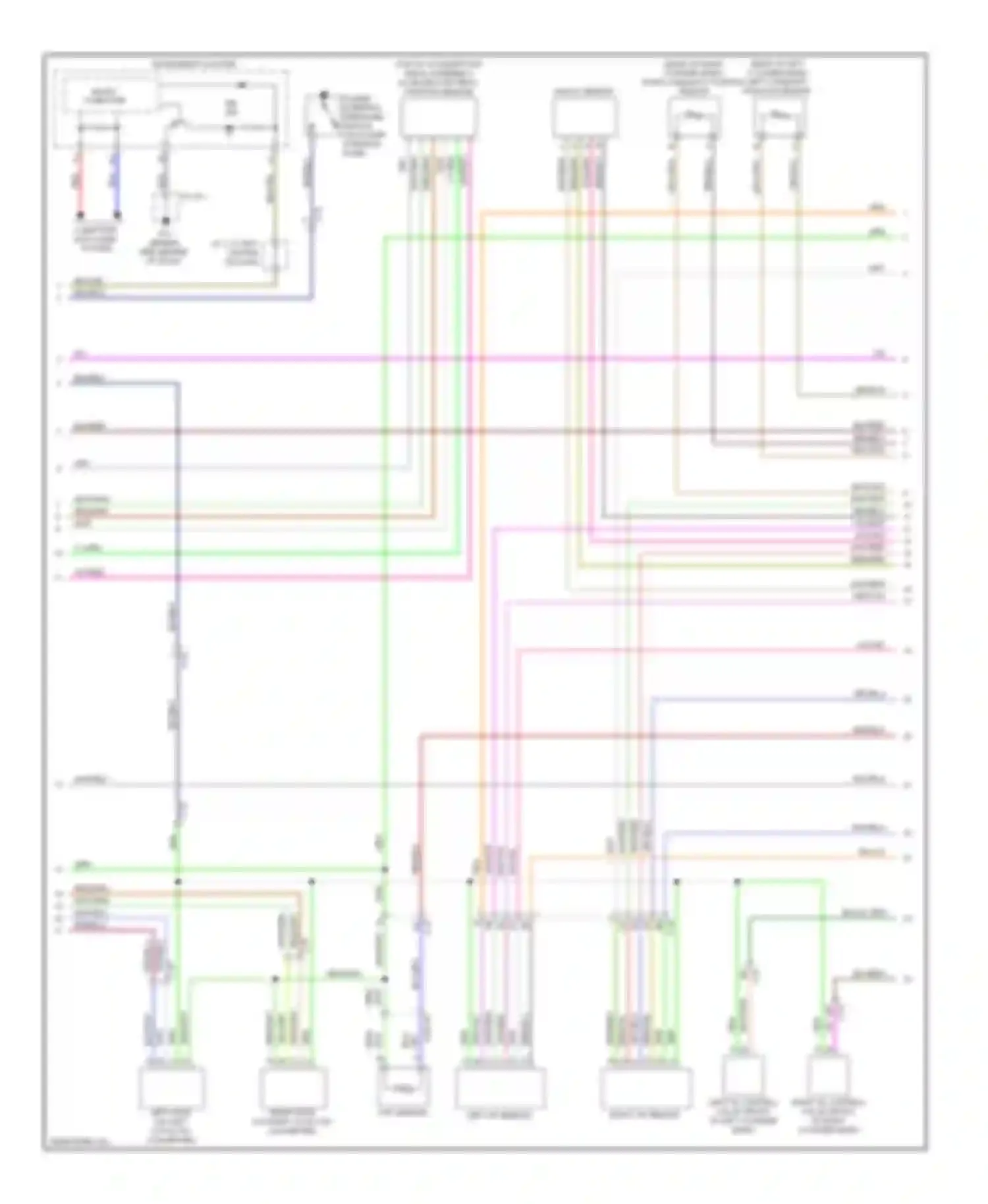 CX-9 Mazda I facelift (2012-2016): Wiring diagram engine performance 3.7l (3 of 4)