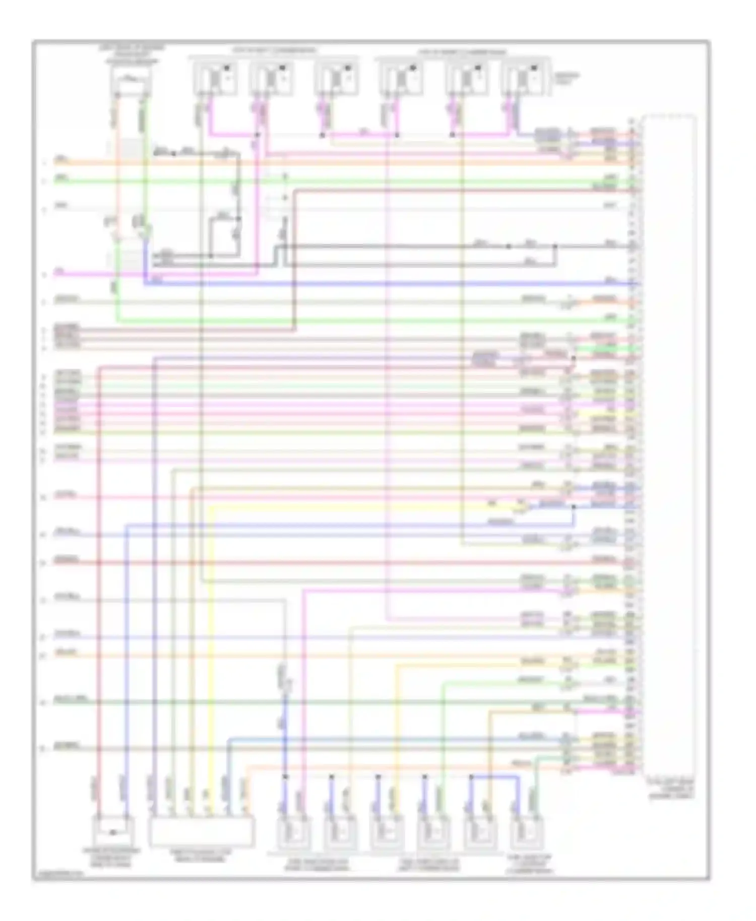 CX-9 Mazda I facelift (2012-2016): Wiring diagram engine performance 3.7l (4 of 4)