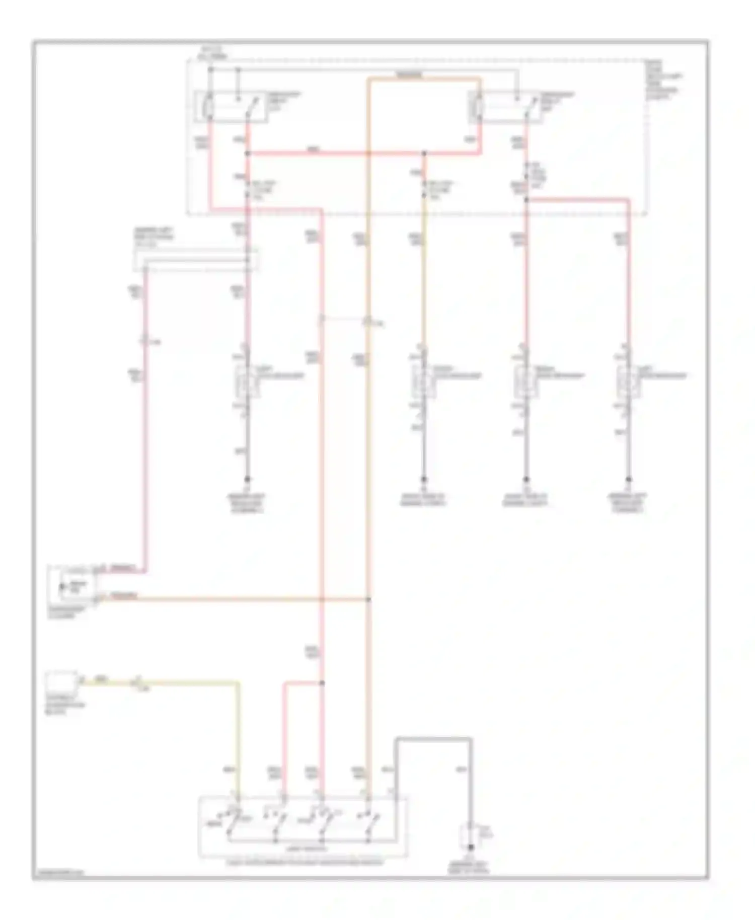 CX-9 Mazda I facelift (2012-2016): Headlights circuit, with halogen without auto lights off