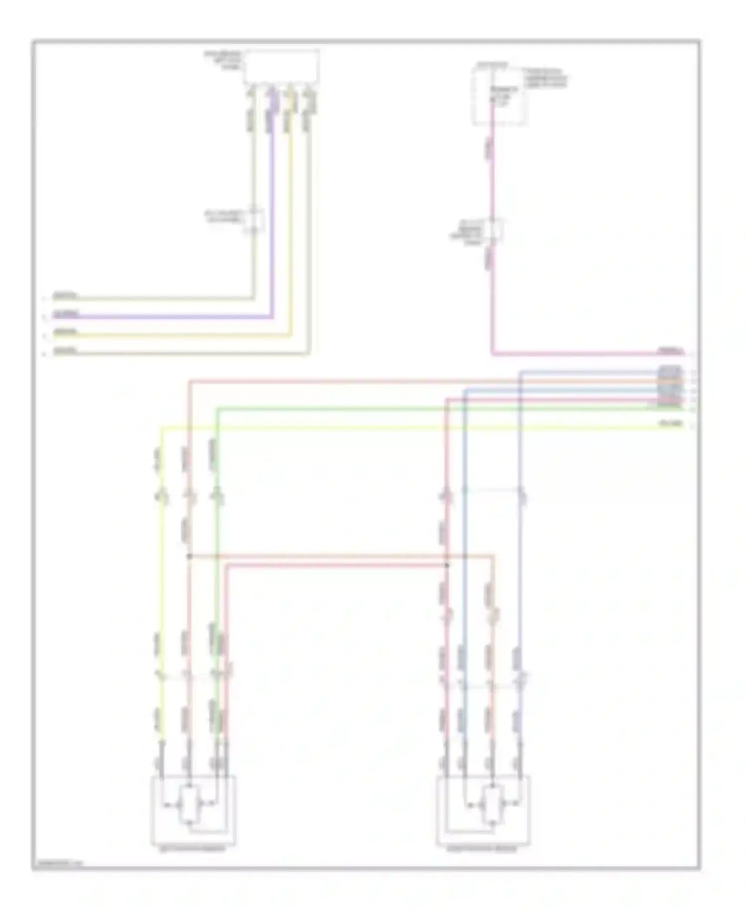 CX-9 Mazda I facelift (2012-2016): Memory systems circuit (3 of 4)