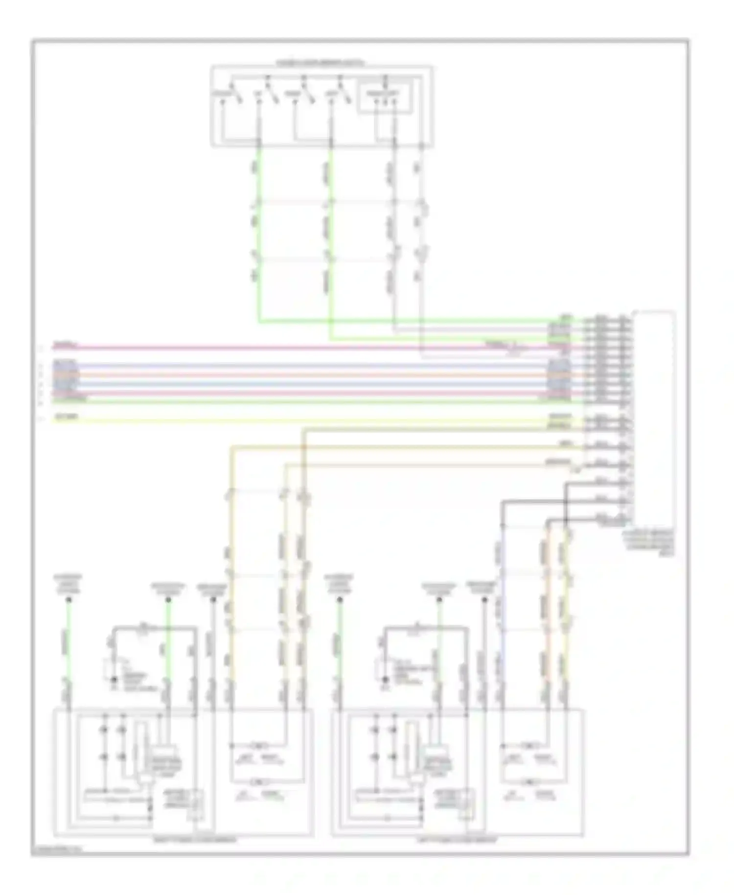 CX-9 Mazda I facelift (2012-2016): Memory systems circuit (4 of 4)