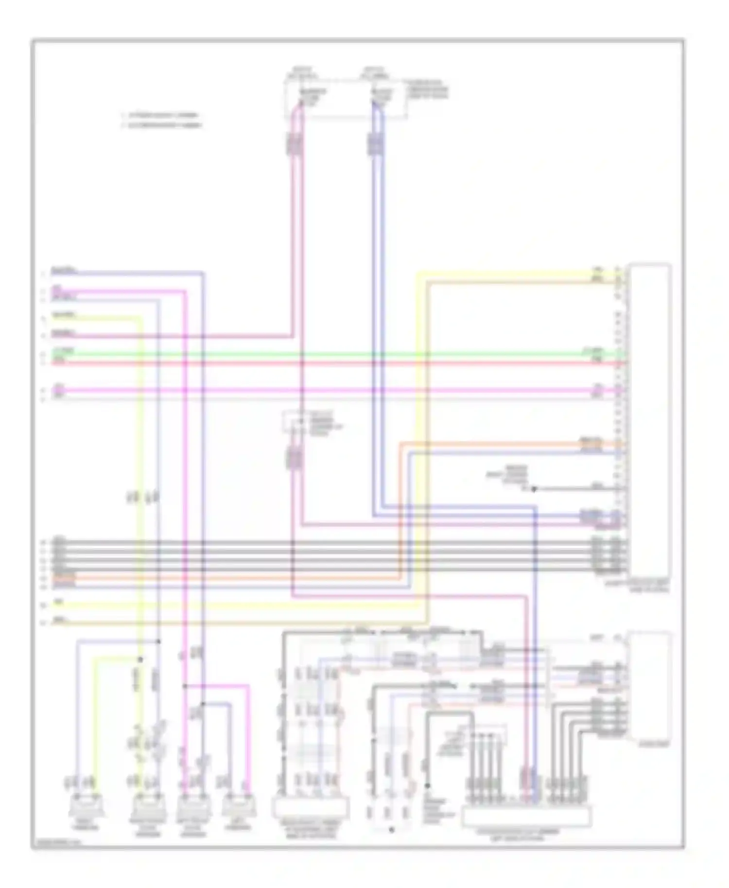 CX-9 Mazda I facelift (2012-2016): Navigation circuit, without bose (2 of 2)