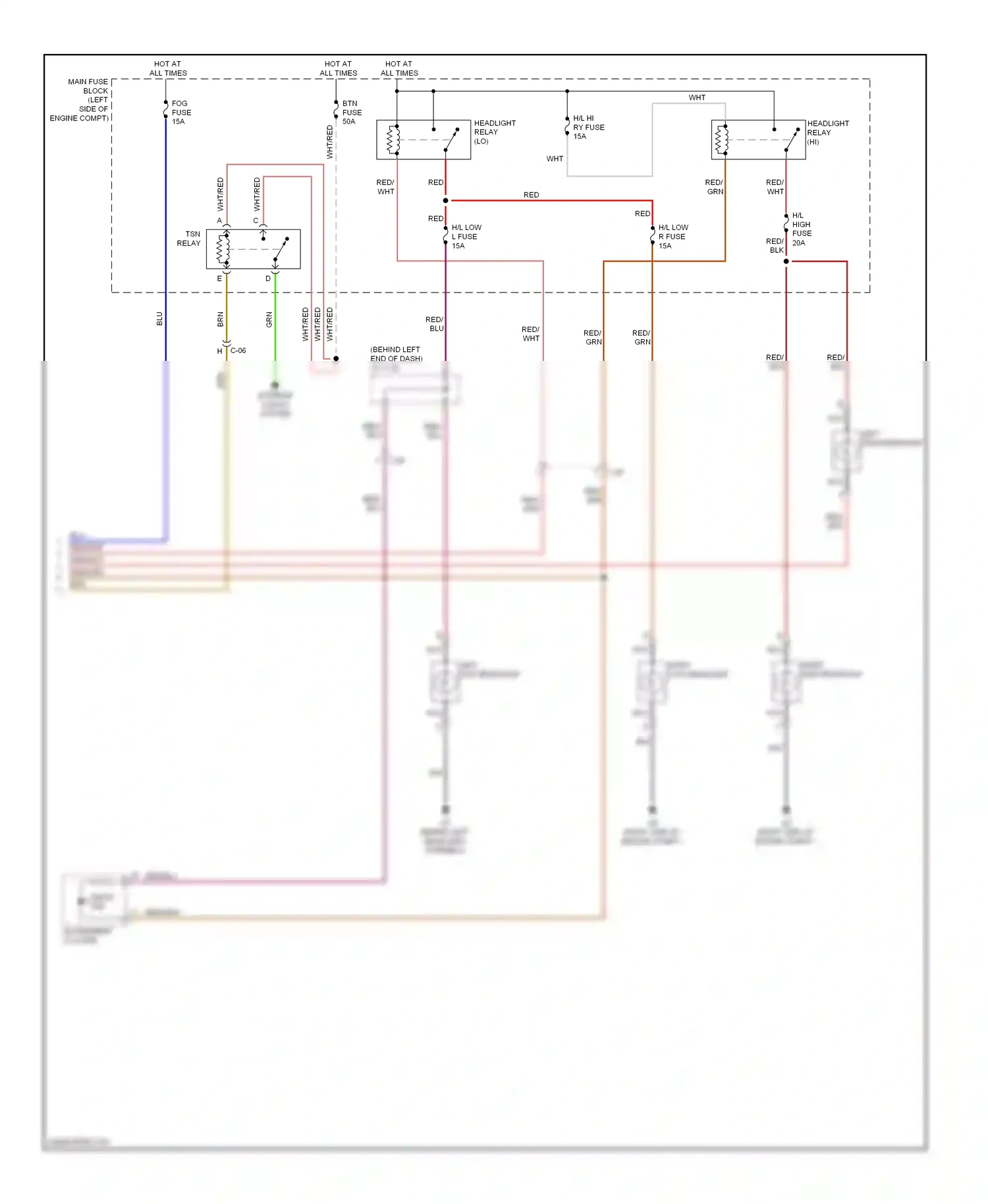 Mazda CX-9 I facelift (2012-2016) blu wiring diagram  (15 of 55)