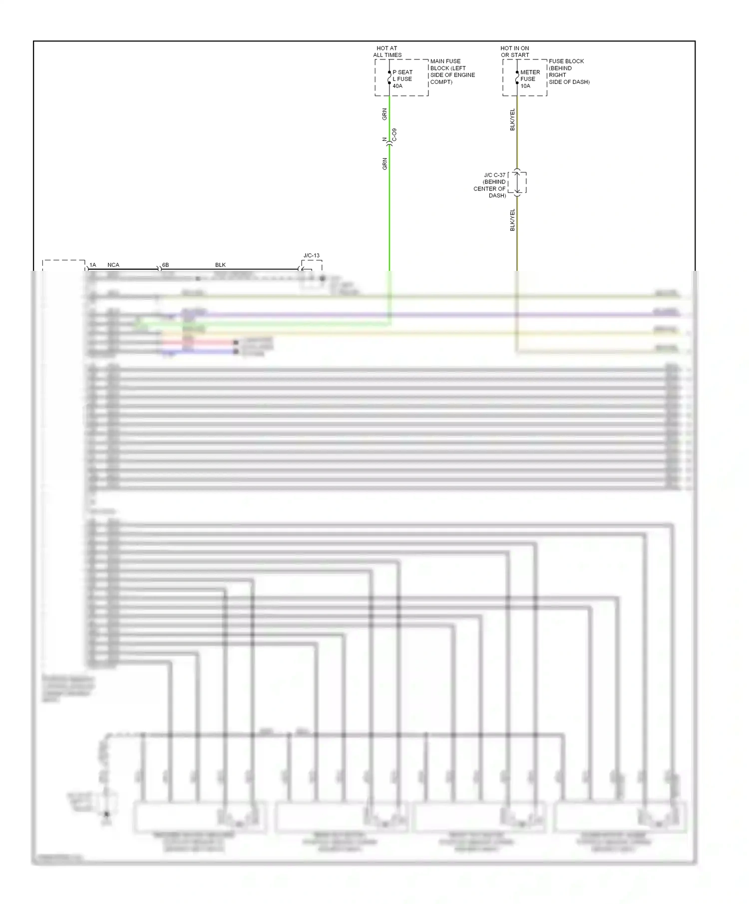 Mazda CX-9 I facelift (2012-2016) computer data lines system wiring diagram  (16 of 30)