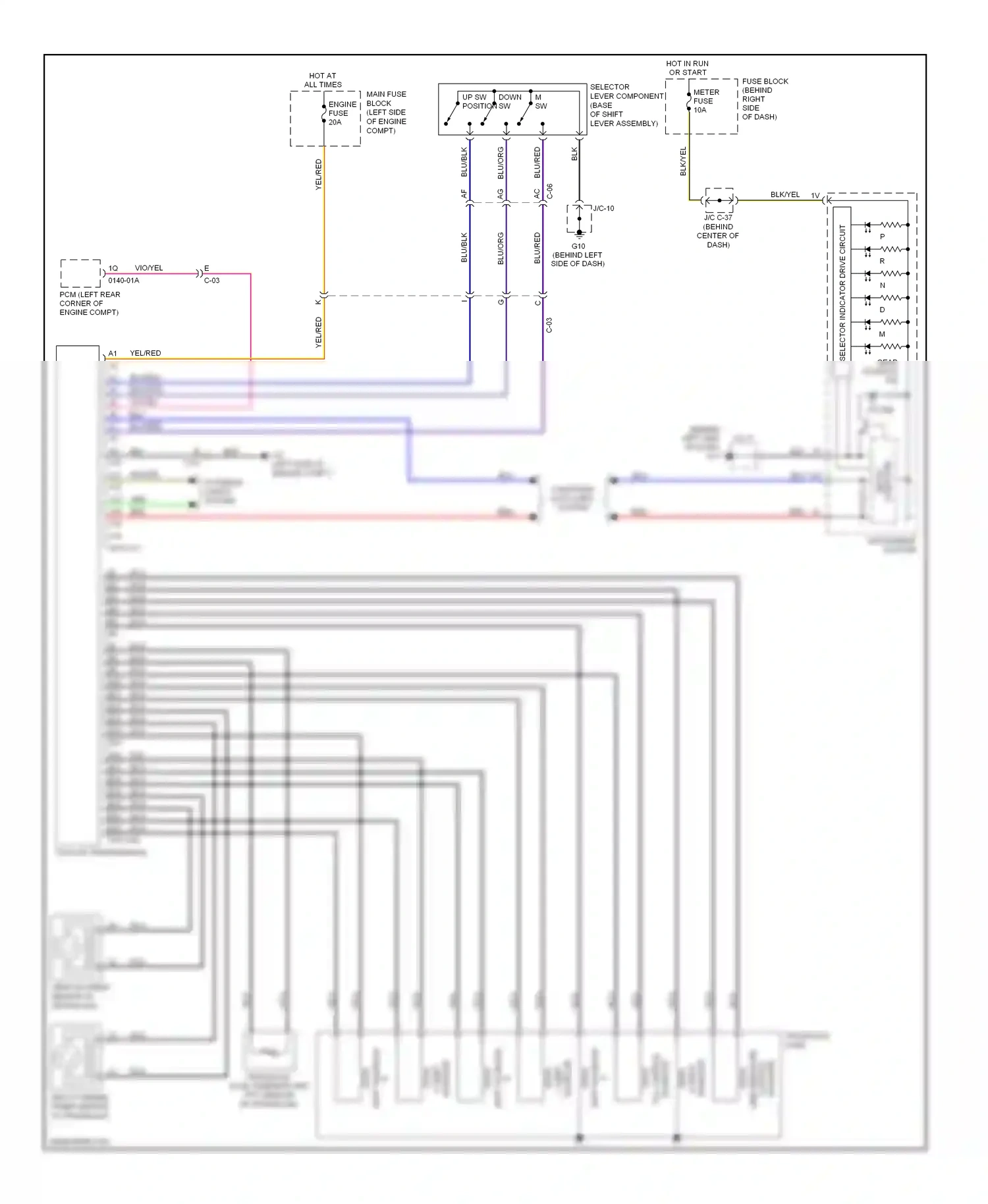 Mazda CX-9 I facelift (2012-2016) computer data lines system wiring diagram  (22 of 30)