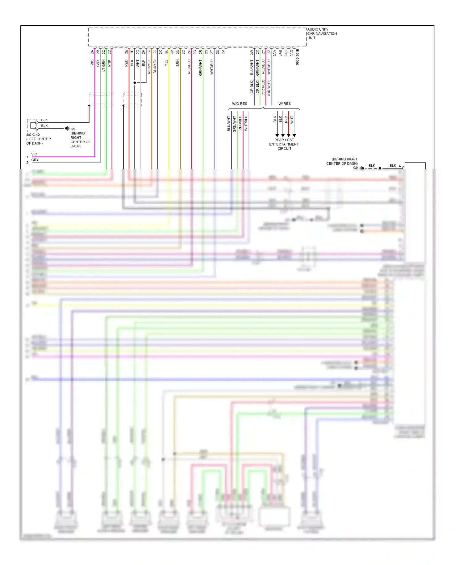 Mazda CX-9 I facelift (2012-2016) computer data lines system wiring diagram  (17 of 30)