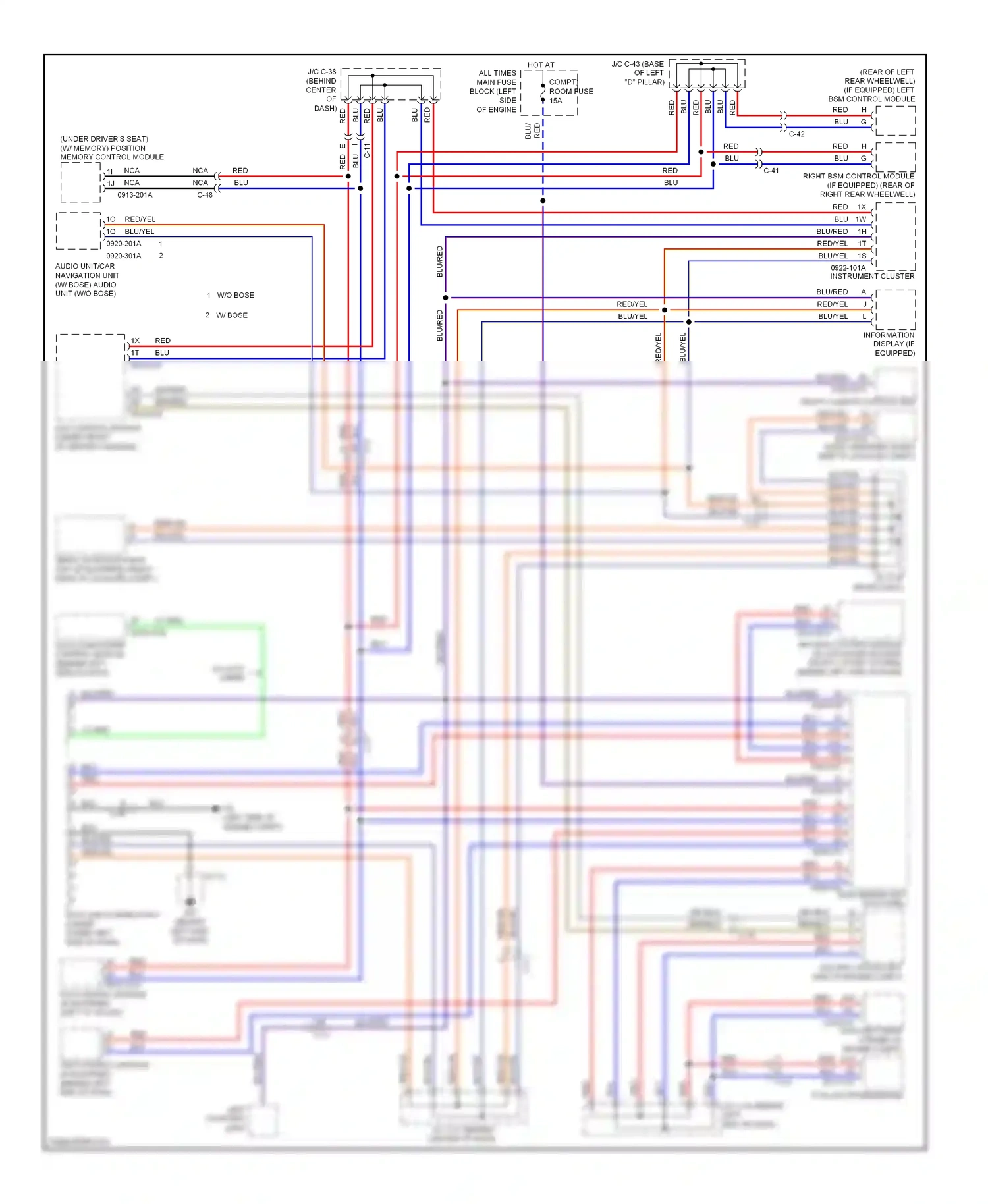 Mazda CX-9 I facelift (2012-2016) front climate control unit wiring diagram  (3 of 6)
