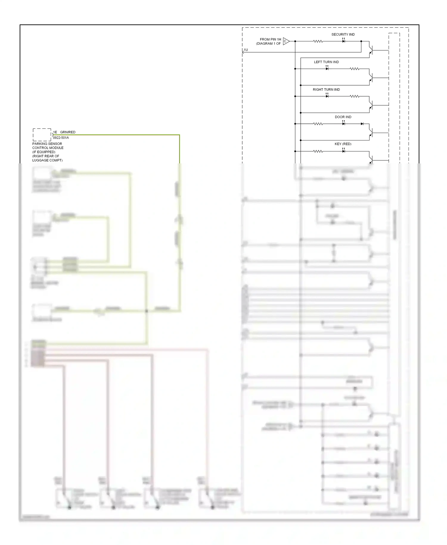 Mazda CX-9 I facelift (2012-2016) microcomputer wiring diagram  (9 of 19)