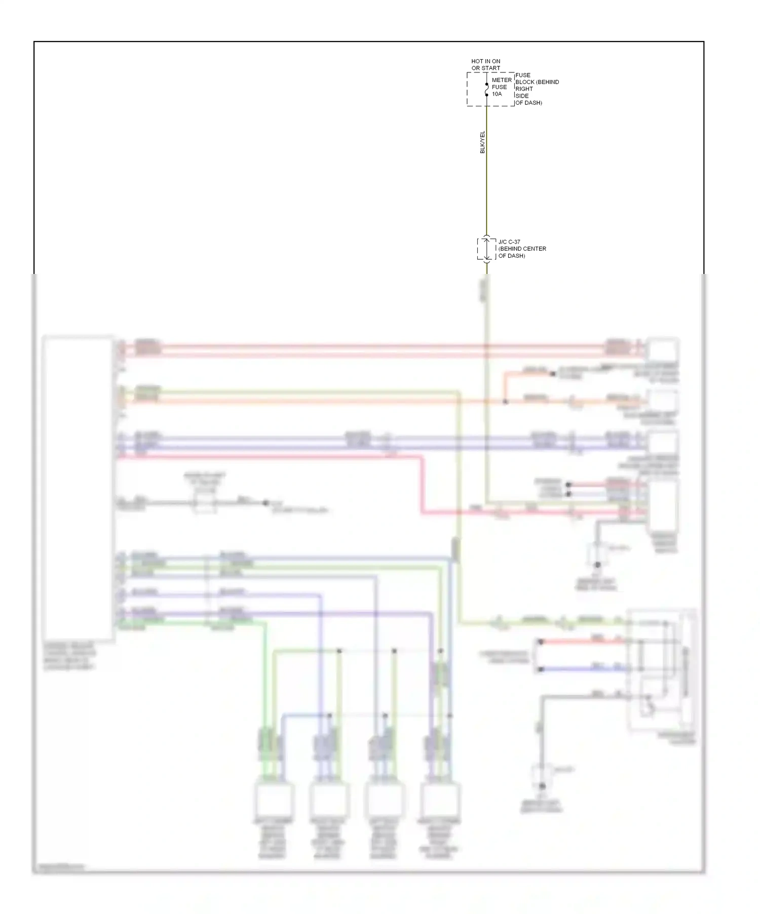 Mazda CX-9 I facelift (2012-2016) microcomputer wiring diagram  (17 of 19)