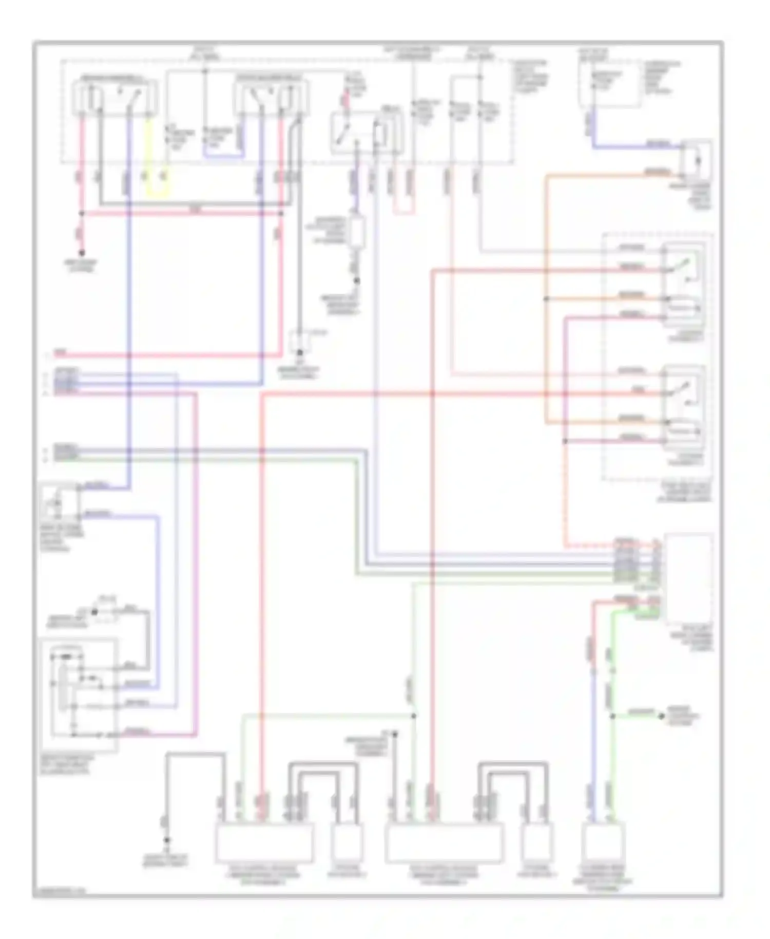 CX-9 Mazda I (2006-2012): Automatic a/c circuit, dual fans (3 of 3)
