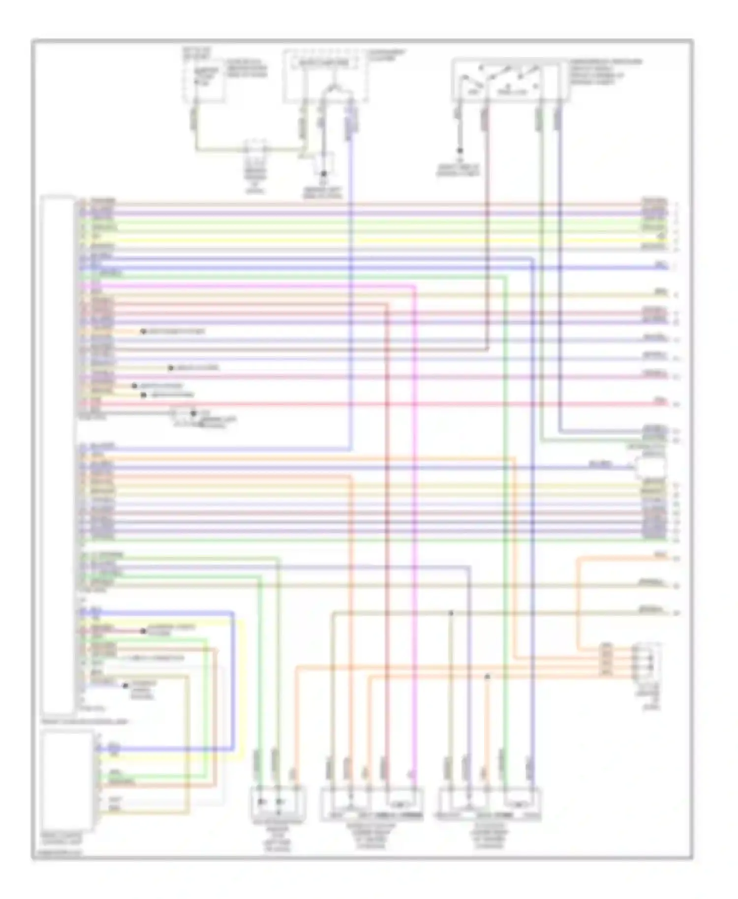CX-9 Mazda I (2006-2012): Automatic a/c circuit, single fan (1 of 3)