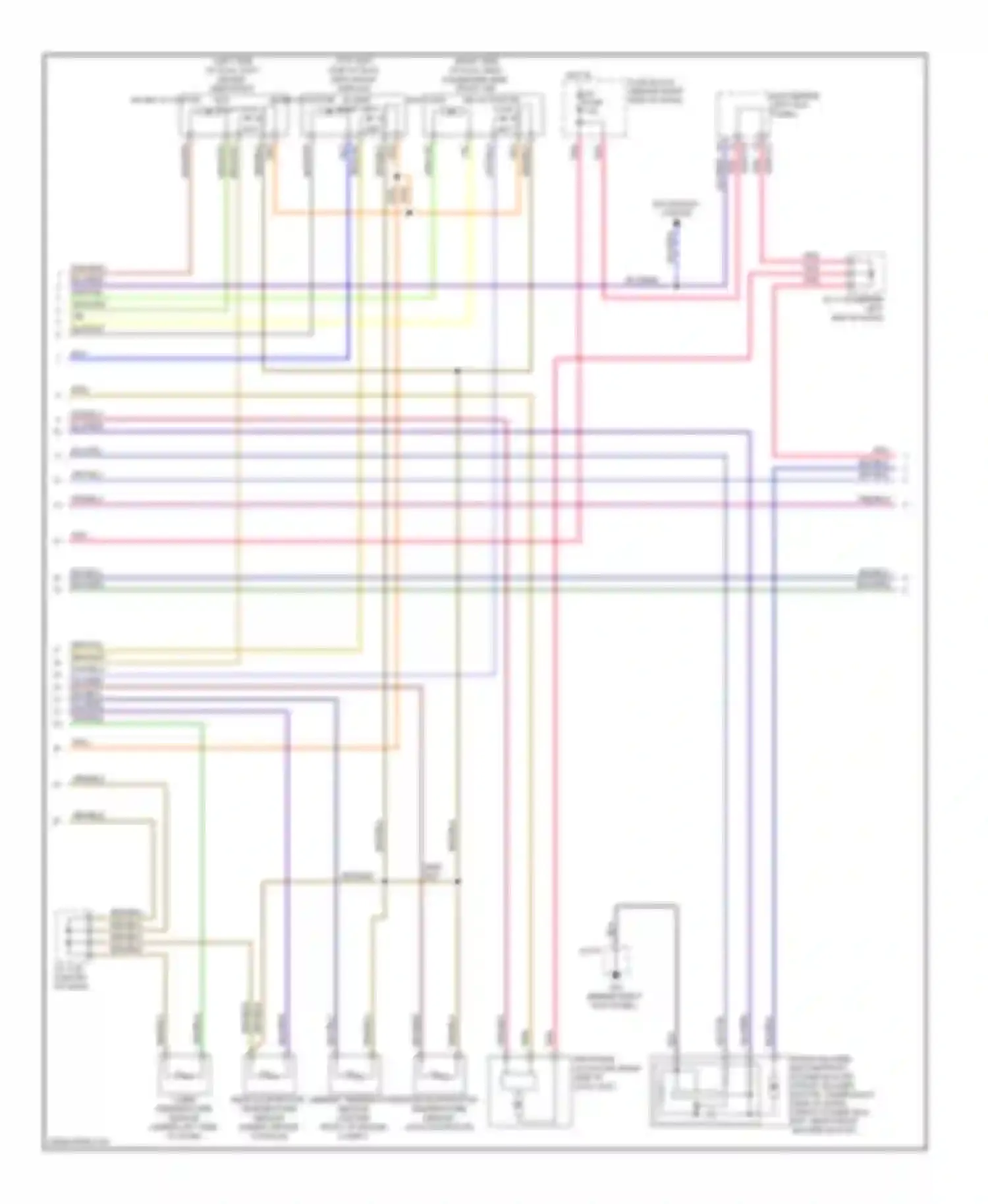 CX-9 Mazda I (2006-2012): Automatic a/c circuit, single fan (2 of 3)