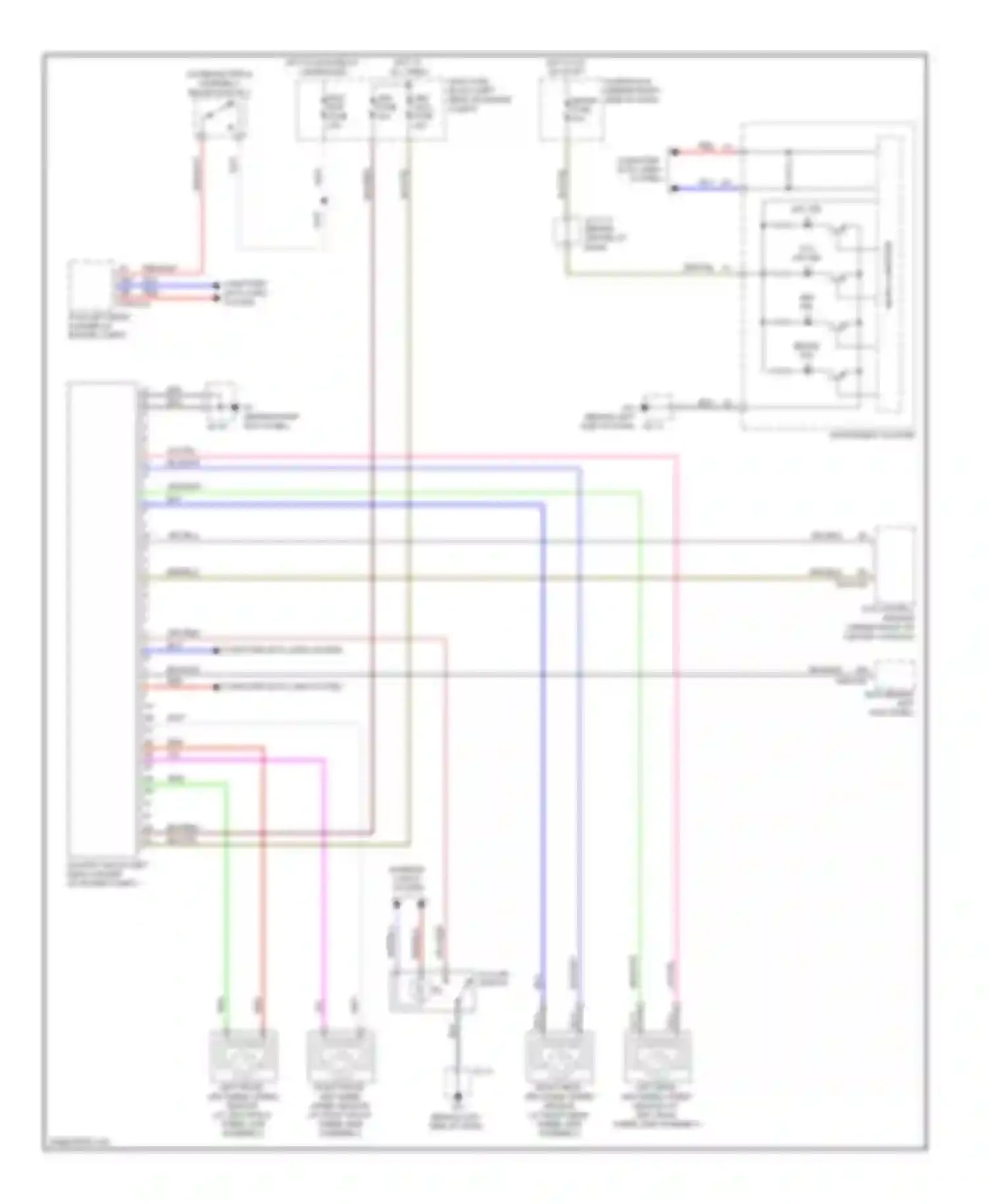 CX-9 Mazda I (2006-2012): Anti-lock brakes circuit