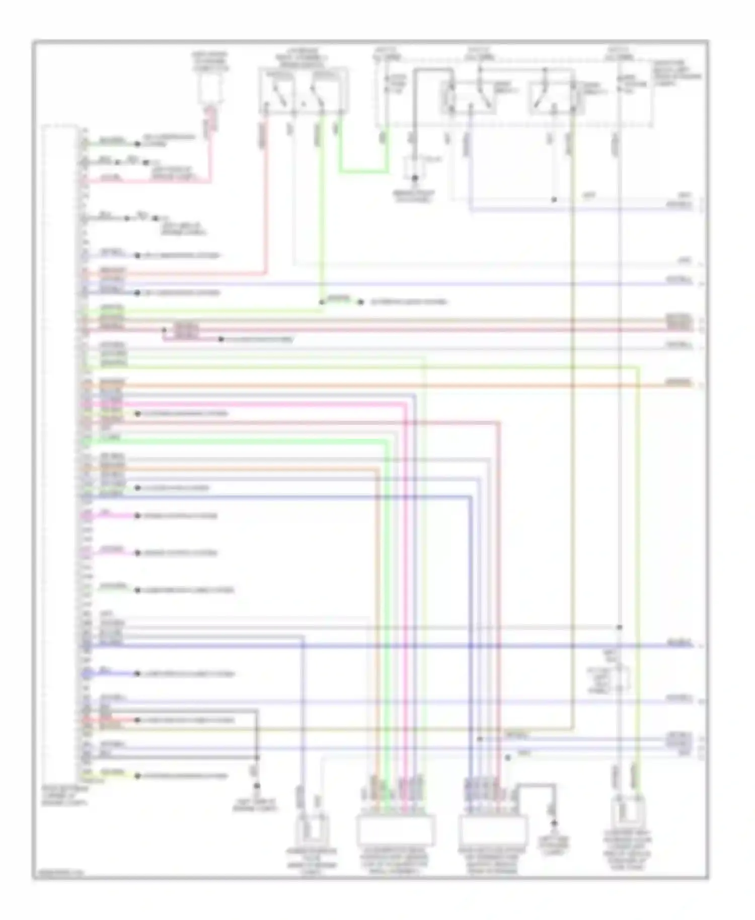 CX-9 Mazda I (2006-2012): Wiring diagram engine performance 3.7l (1 of 4)
