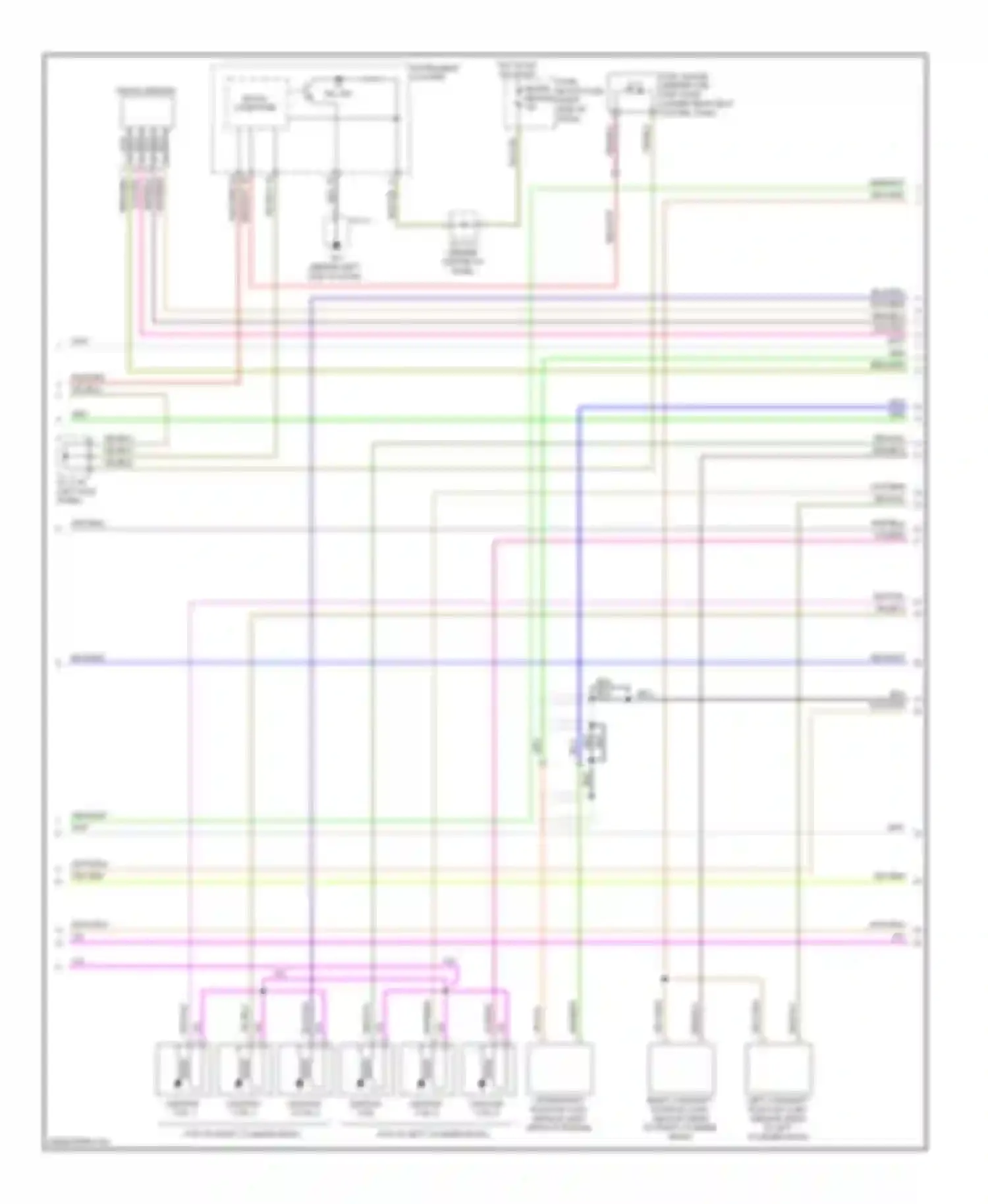 CX-9 Mazda I (2006-2012): Wiring diagram engine performance 3.7l (3 of 4)