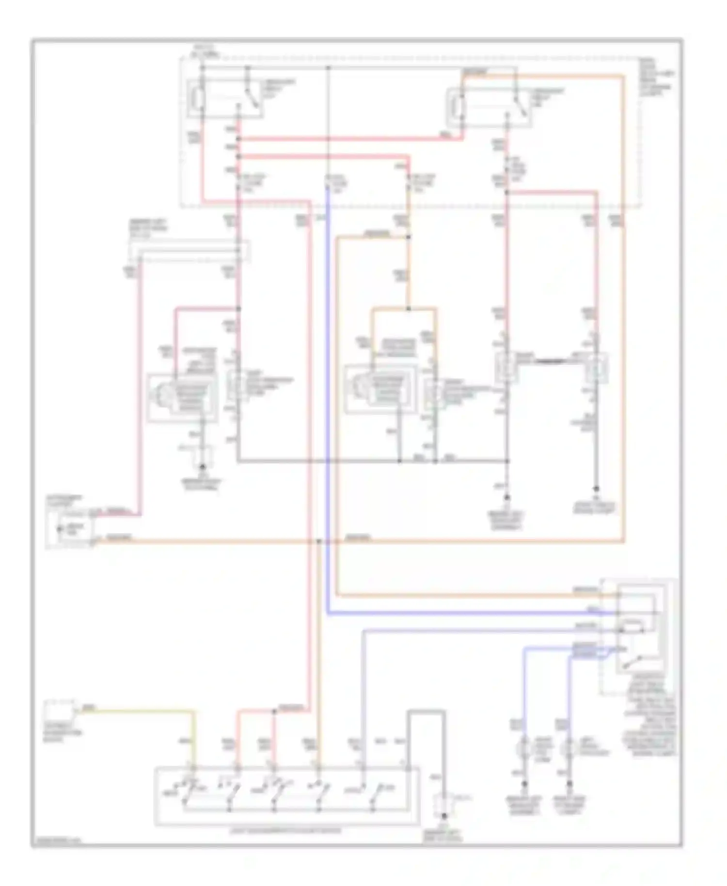 CX-9 Mazda I (2006-2012): Headlights circuit, without auto lights off