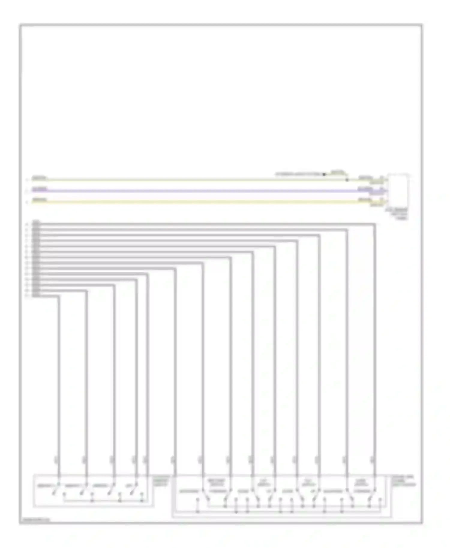 CX-9 Mazda I (2006-2012): Memory systems circuit (2 of 2)