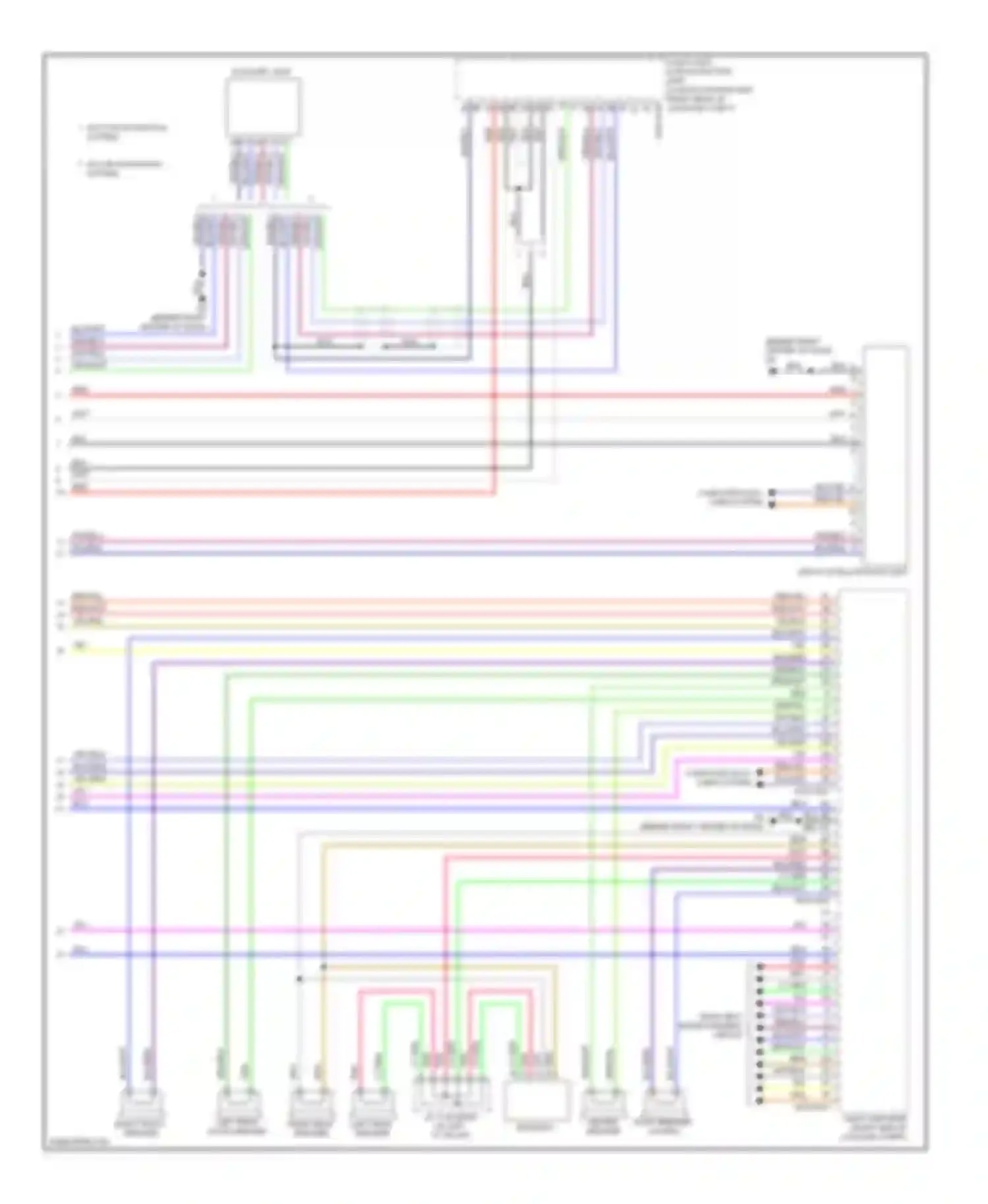 CX-9 Mazda I (2006-2012): Navigation circuit, with bose (3 of 3)