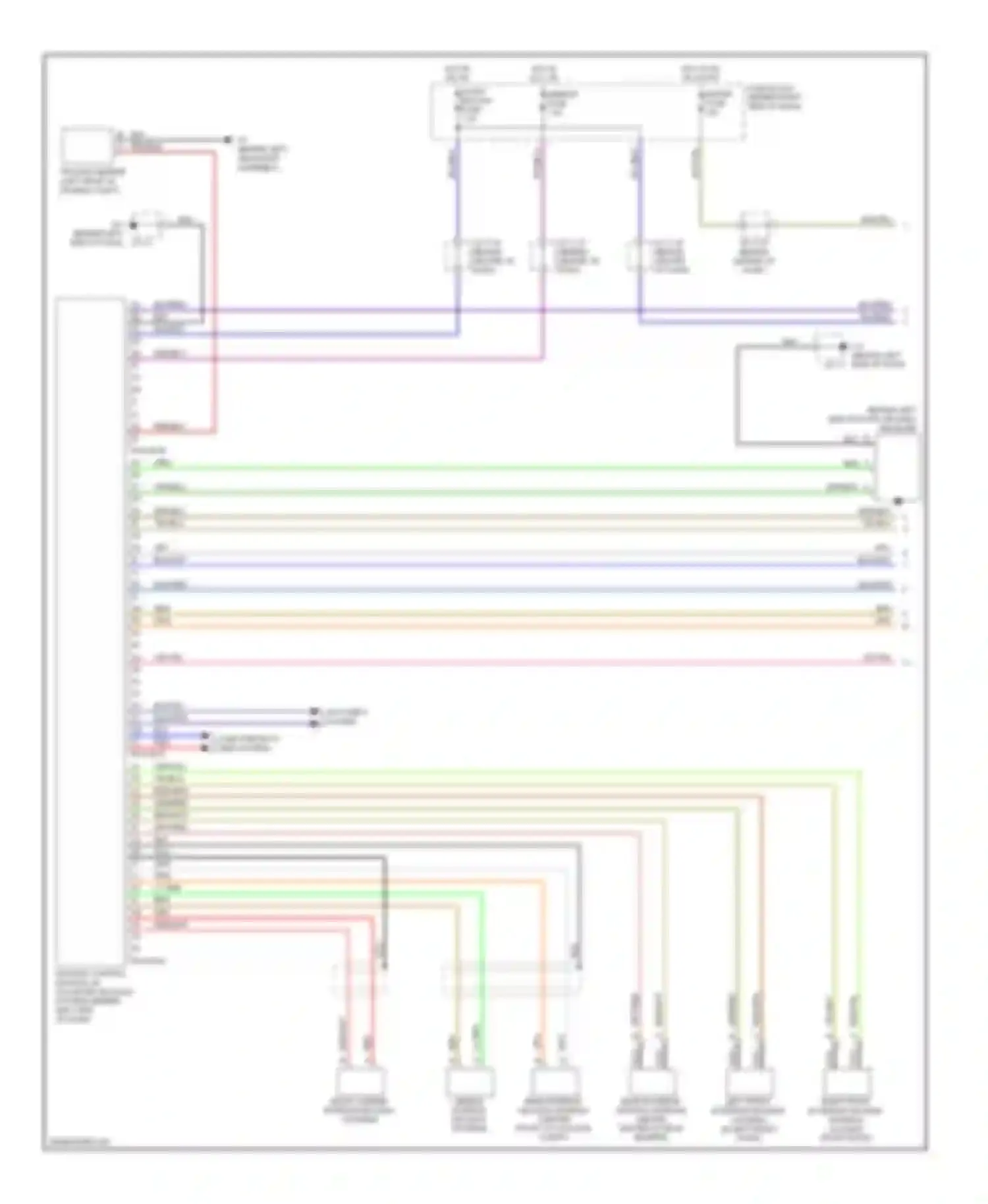 CX-9 Mazda I (2006-2012): Keyless entry circuit (1 of 2)