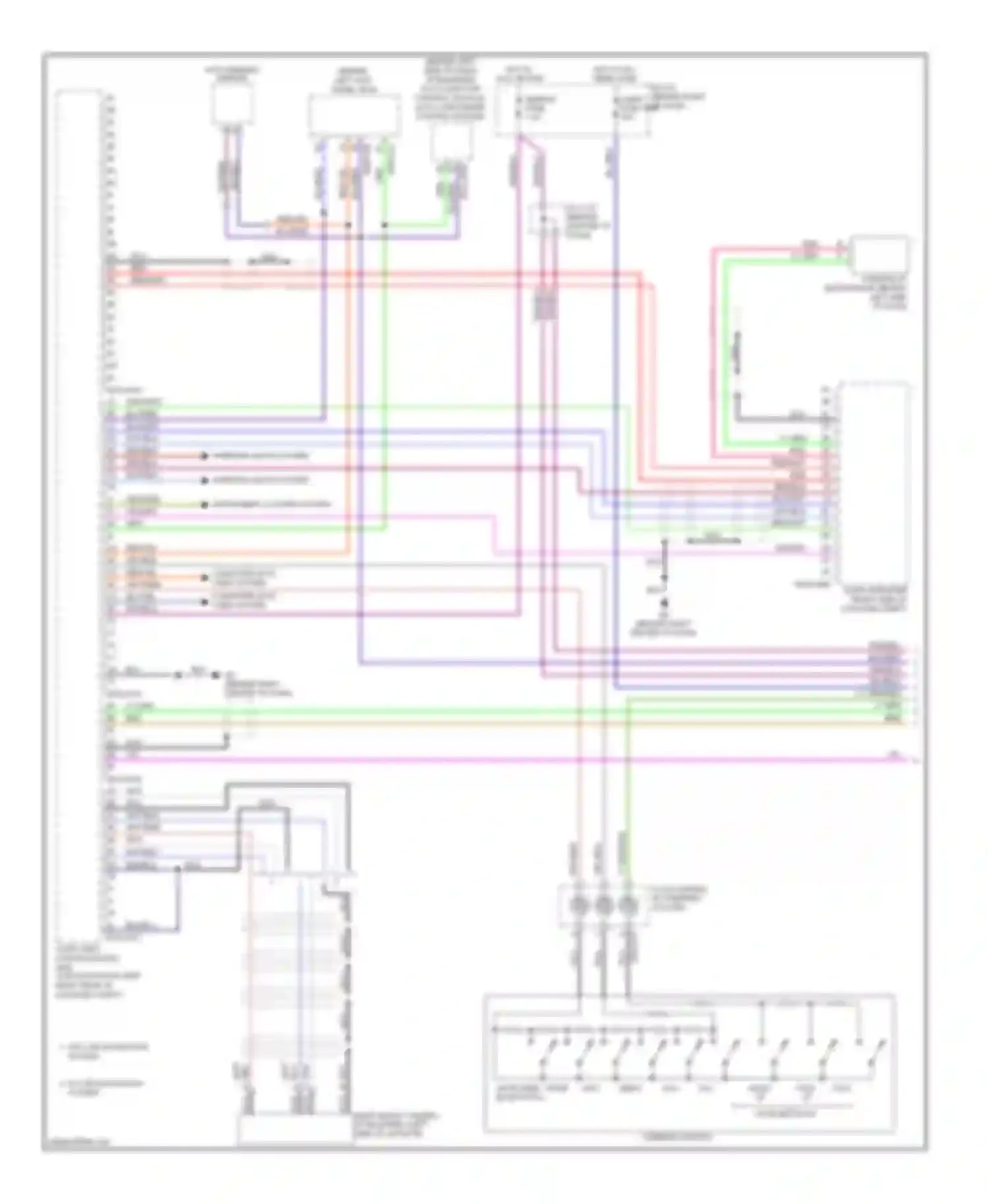 CX-9 Mazda I (2006-2012): Radio circuit, with bose (1 of 3)